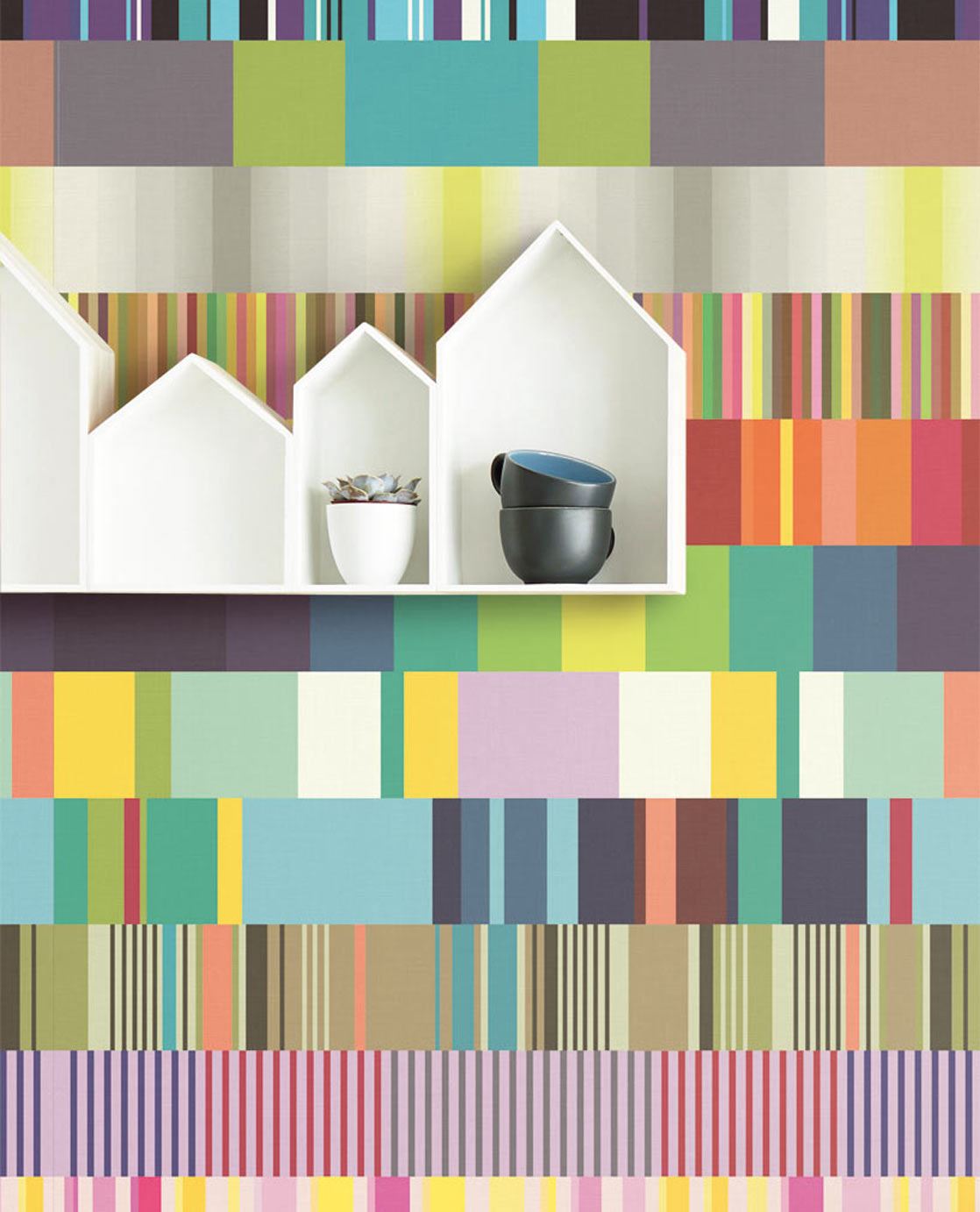 Eijffinger WALLPOWER FAVOURITES behang 309079 Naturel, Goud, Wit, Zwart / Grijs, Blauw, Oranje, Groen, Rood - afbeelding 3