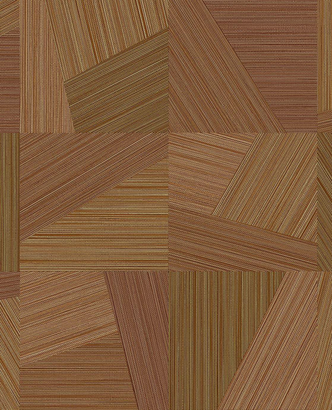Eijffinger COZUMEL behang 50523 Oranje, Rood, Goud, Metallic - afbeelding 3