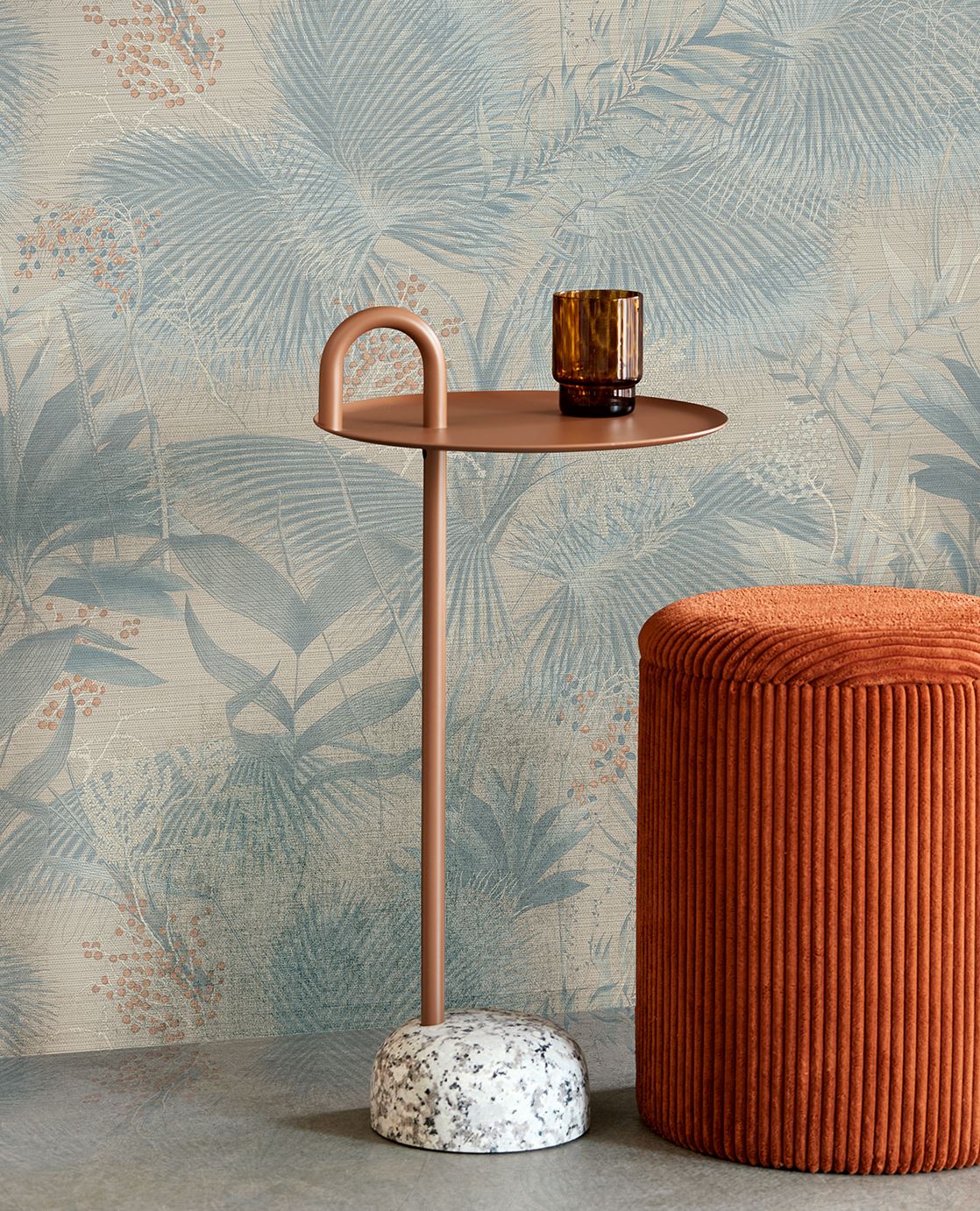 Eijffinger COZUMEL behang 50505 Blauw, Naturel, Zwart / Grijs - afbeelding 3