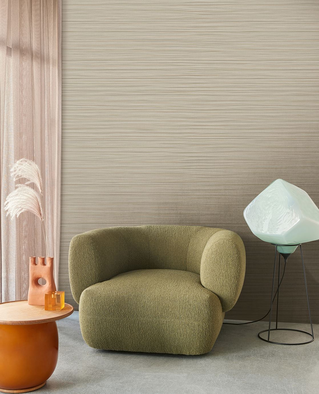 Eijffinger COZUMEL behang 50534 Zwart / Grijs, Naturel - afbeelding 2