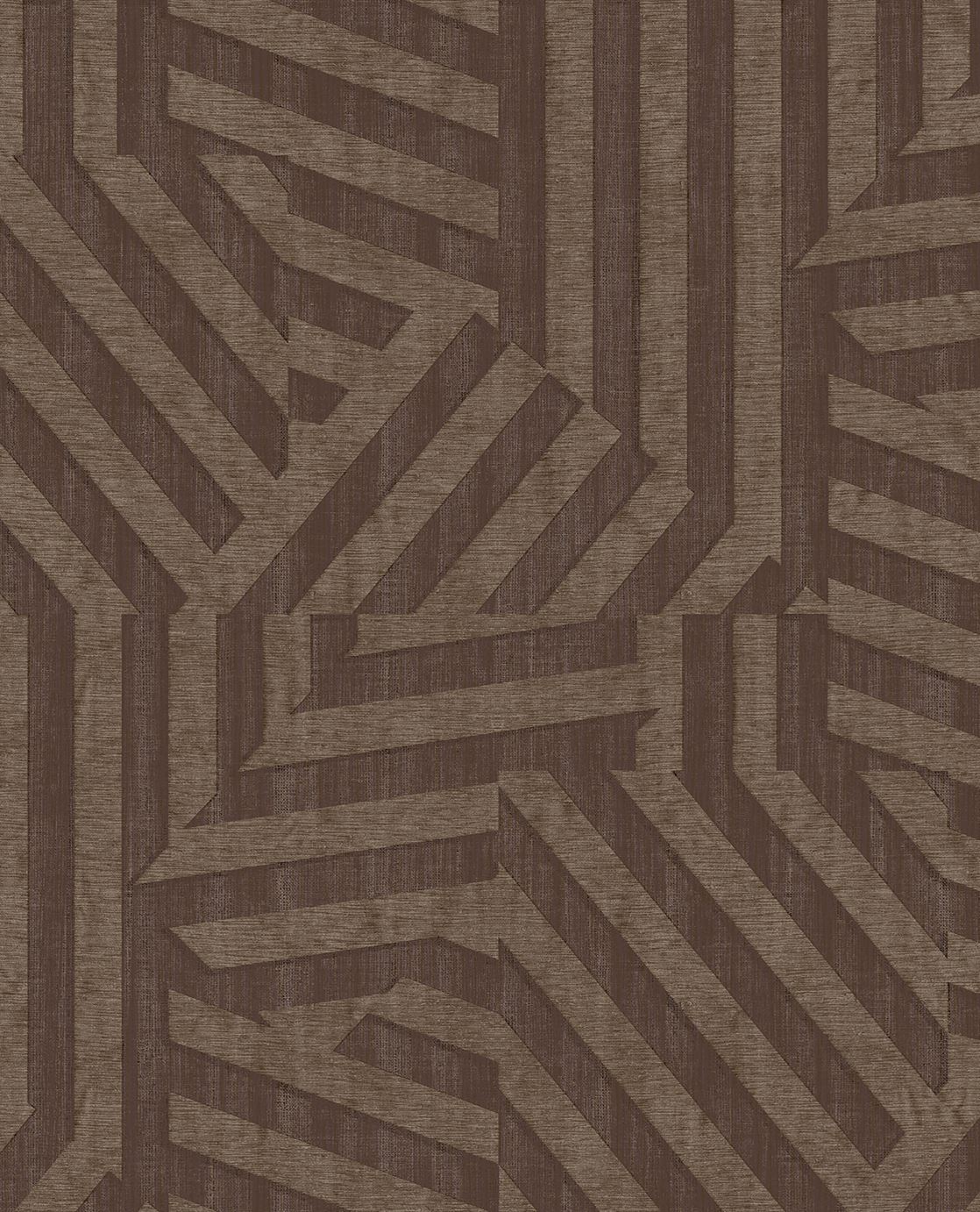 Eijffinger REVIVE behang 333631 Naturel, Zwart / Grijs, Goud, Oranje - afbeelding 3