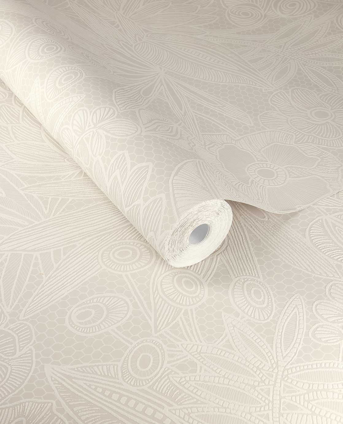 Eijffinger GILDED behang 340110 Wit, Naturel, Zwart / Grijs - afbeelding 3
