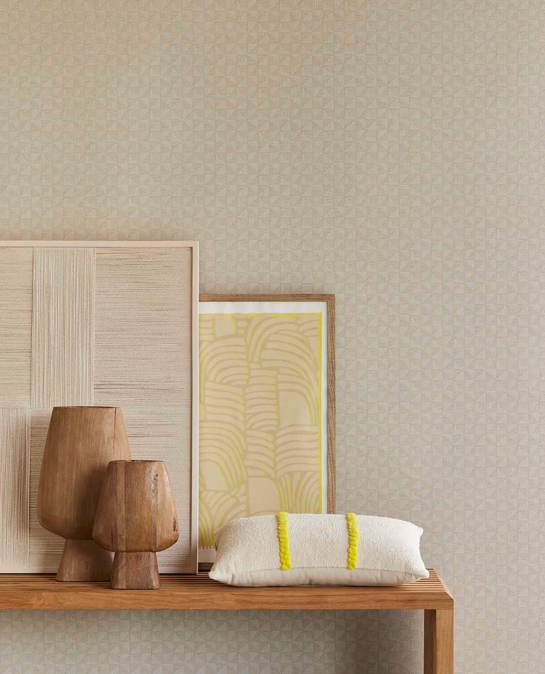 Eijffinger REVIVE behang 333650 Naturel, Zwart / Grijs - afbeelding 2