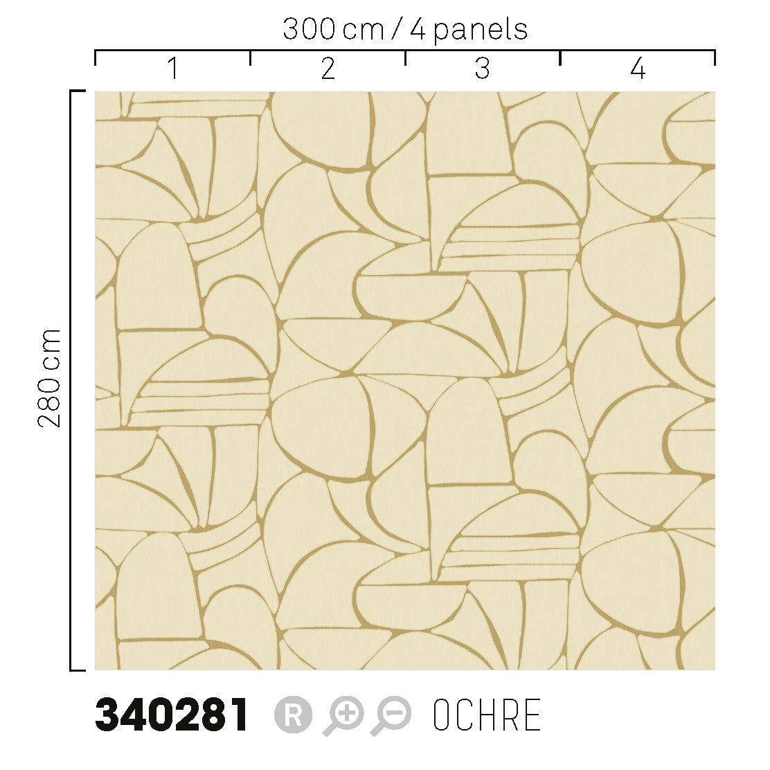 Eijffinger SOLANGE behang 340281 Geel, Wit, Naturel - afbeelding 4