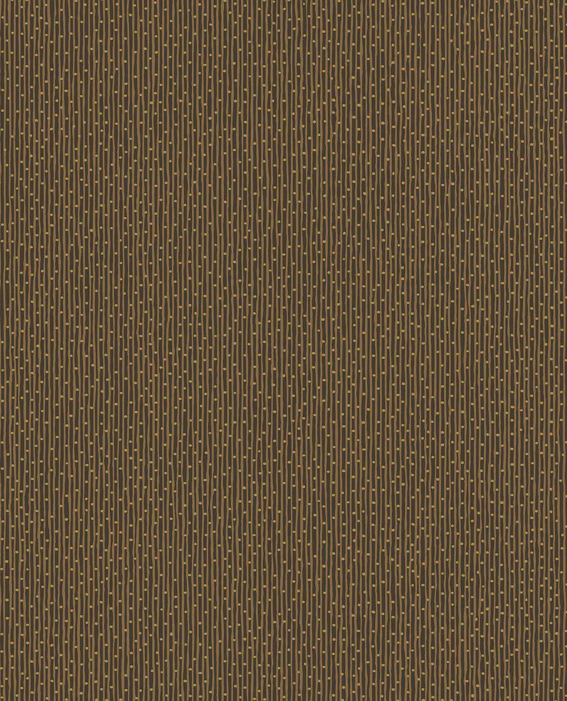 Eijffinger SOLANGE behang 340222 Naturel, Zwart / Grijs, Oranje, Goud - afbeelding 3