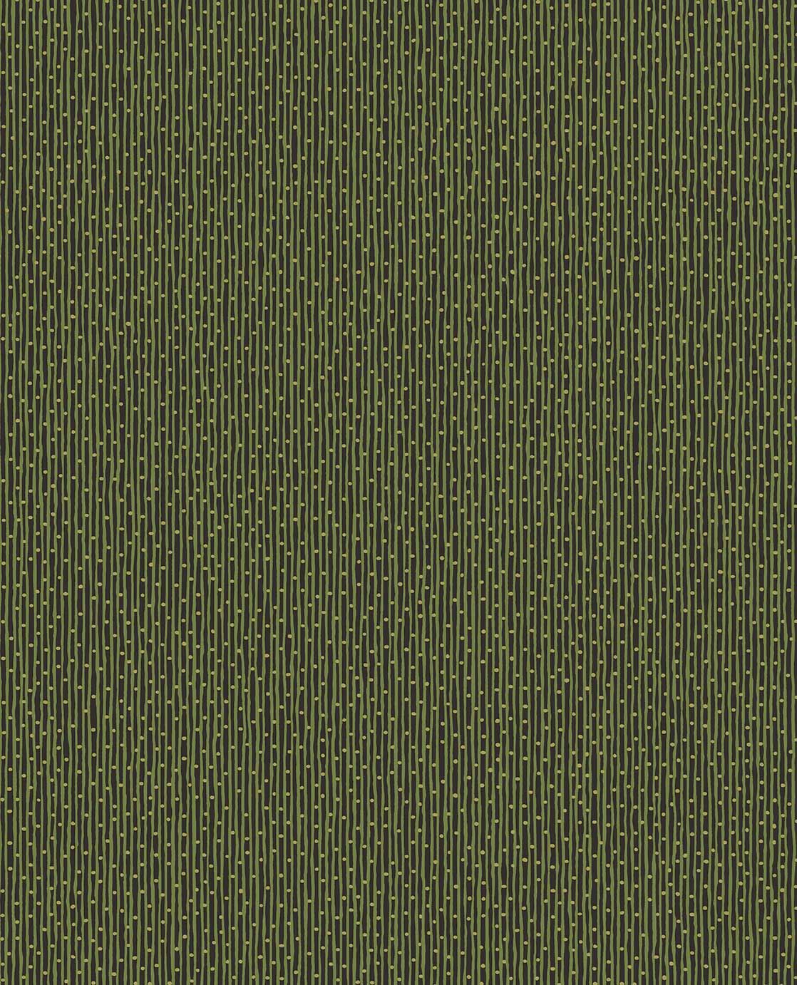 Eijffinger SOLANGE behang 340225 Groen, Zwart / Grijs, Goud - afbeelding 6