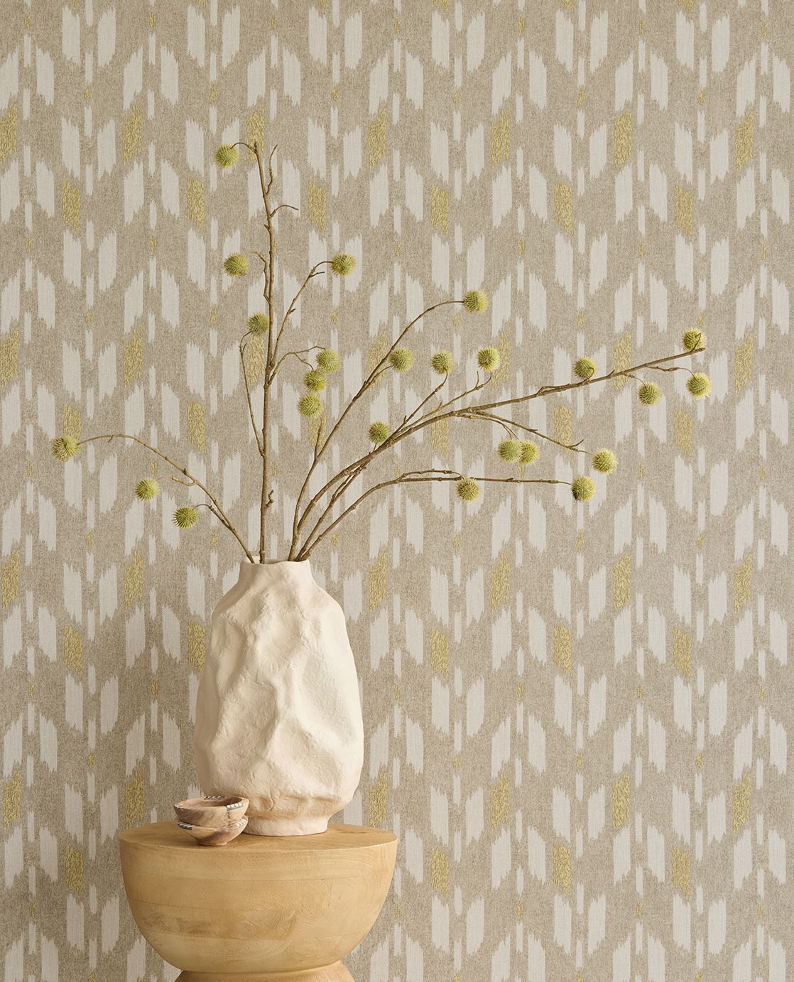 Eijffinger SOLANGE behang 340240 Naturel, Geel, Wit - afbeelding 2
