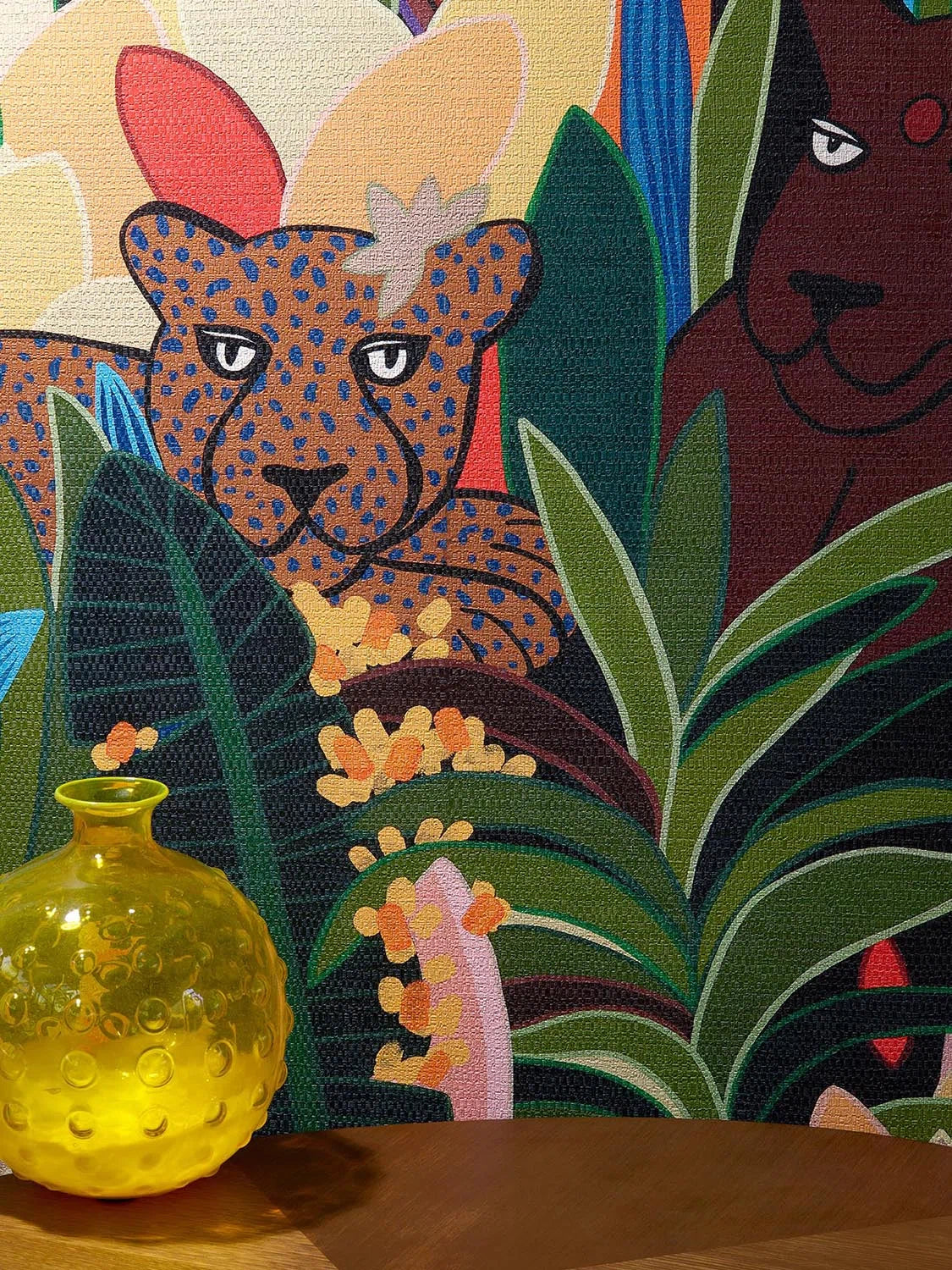 Pierre Frey Les Rois de la Jungle Behangpaneel FP607001 - LAB COLOUR THE WORLD