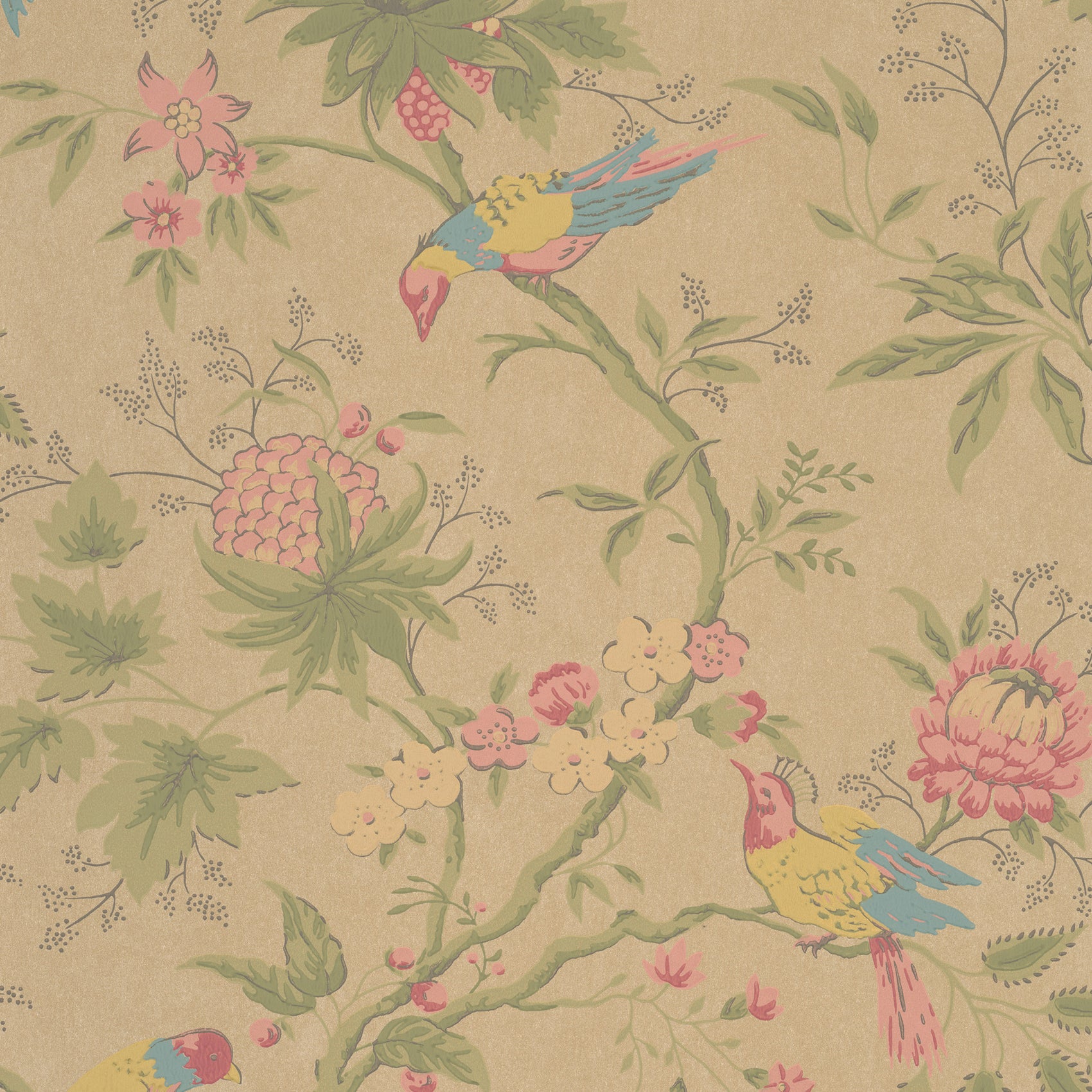 Little Greene Brooke House Behang 0291BRPARCH - LAB COLOUR THE WORLD