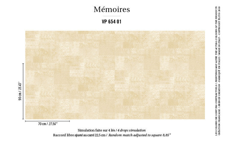 ÉLITIS kilim behang kelim behangpapier VESTINGH instructie