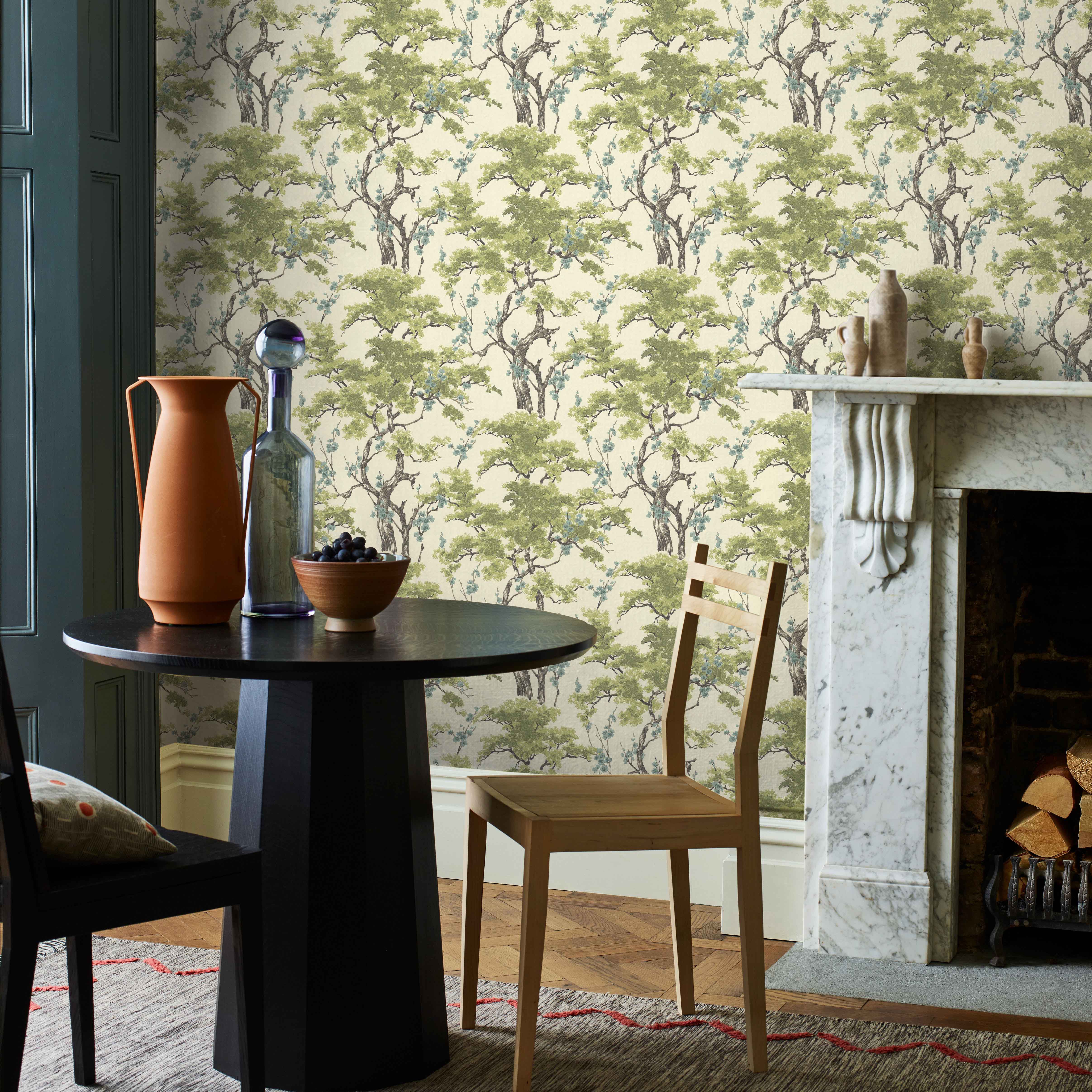 1838 Wallcoverings Harewood Behang 1602-100-06 - Lime Green