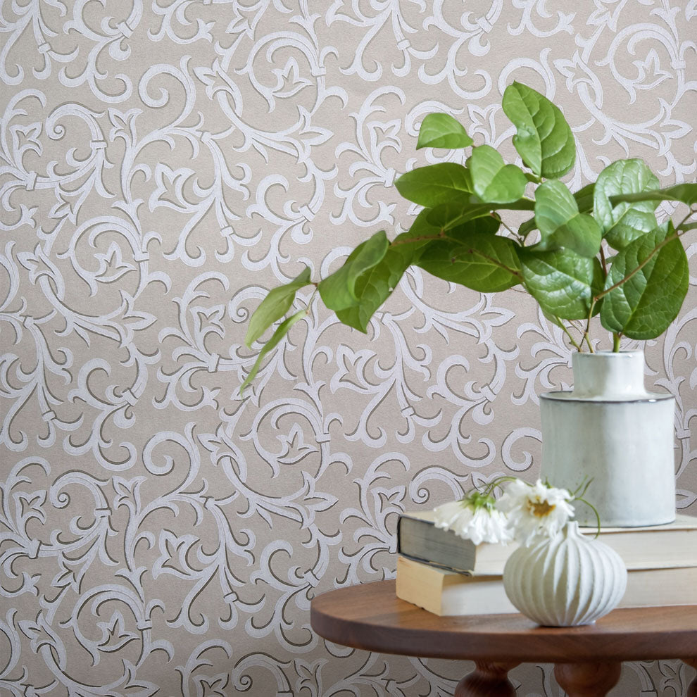 1838 Wallcoverings Brodsworth Behang 1602-103-01 - Natural