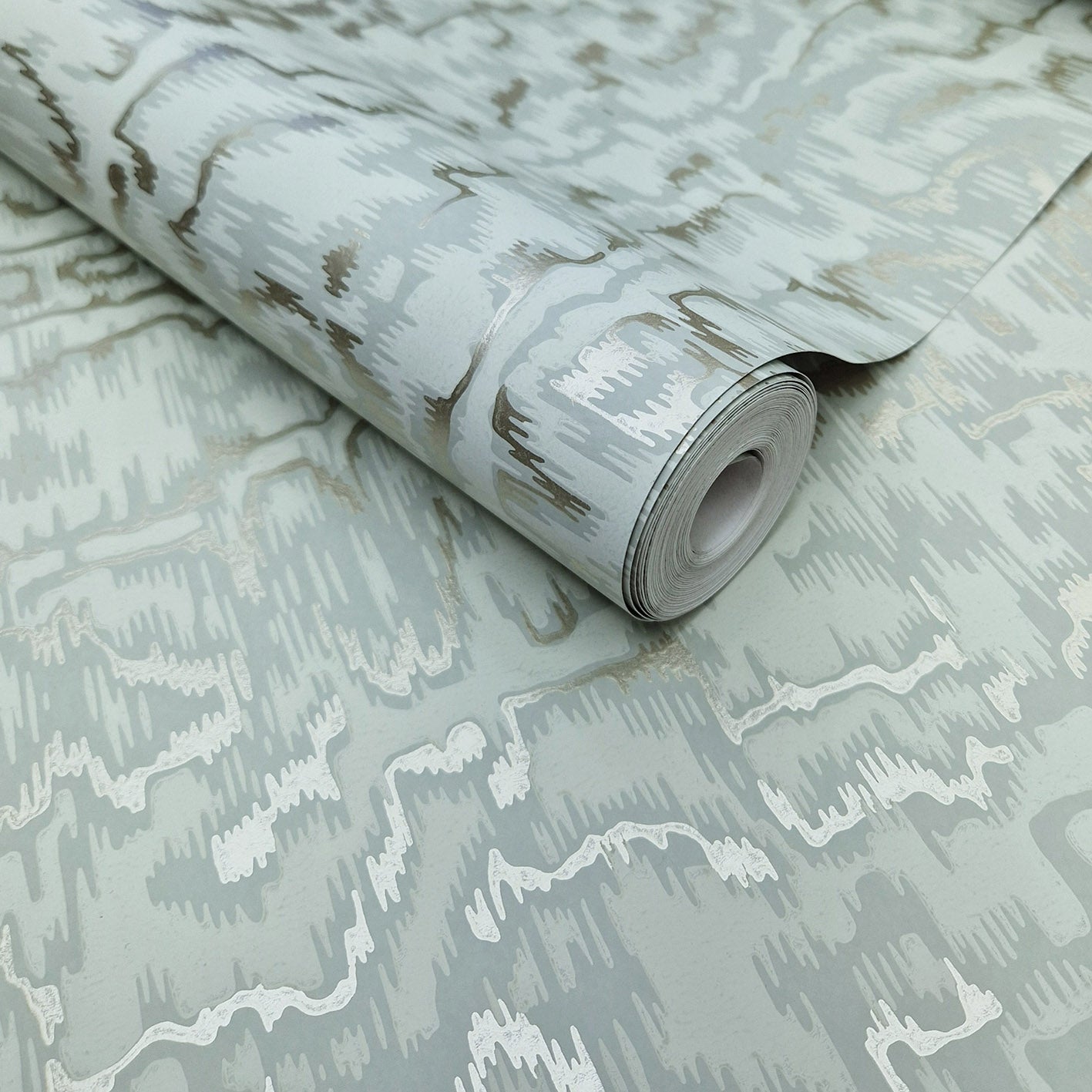 1838 Wallcoverings Avington Behang 1602-105-02 - Duck Egg Blue