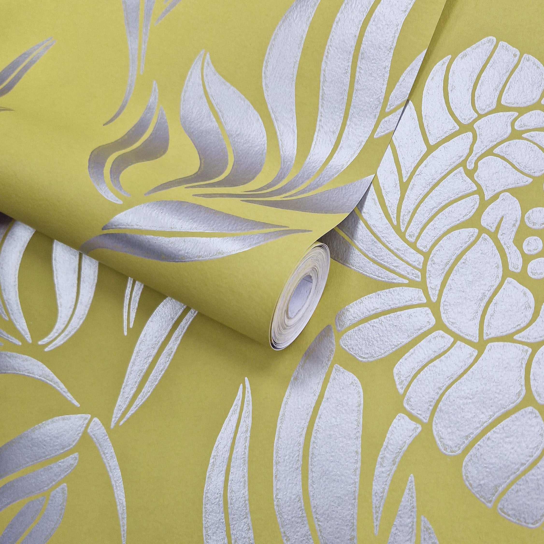 1838 Wallcoverings Chatsworth Behang 1602-106-05 - Lime Green