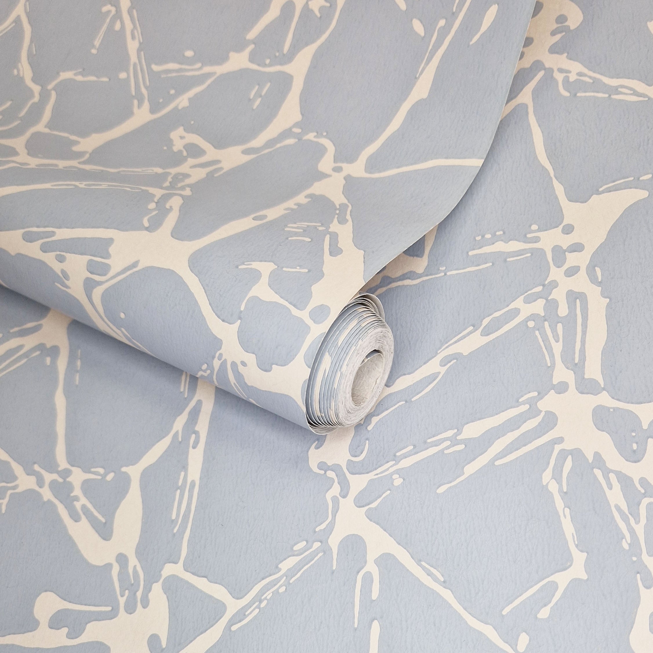 1838 Wallcoverings Glaze Behang 1703-111-03 - Denim Blue
