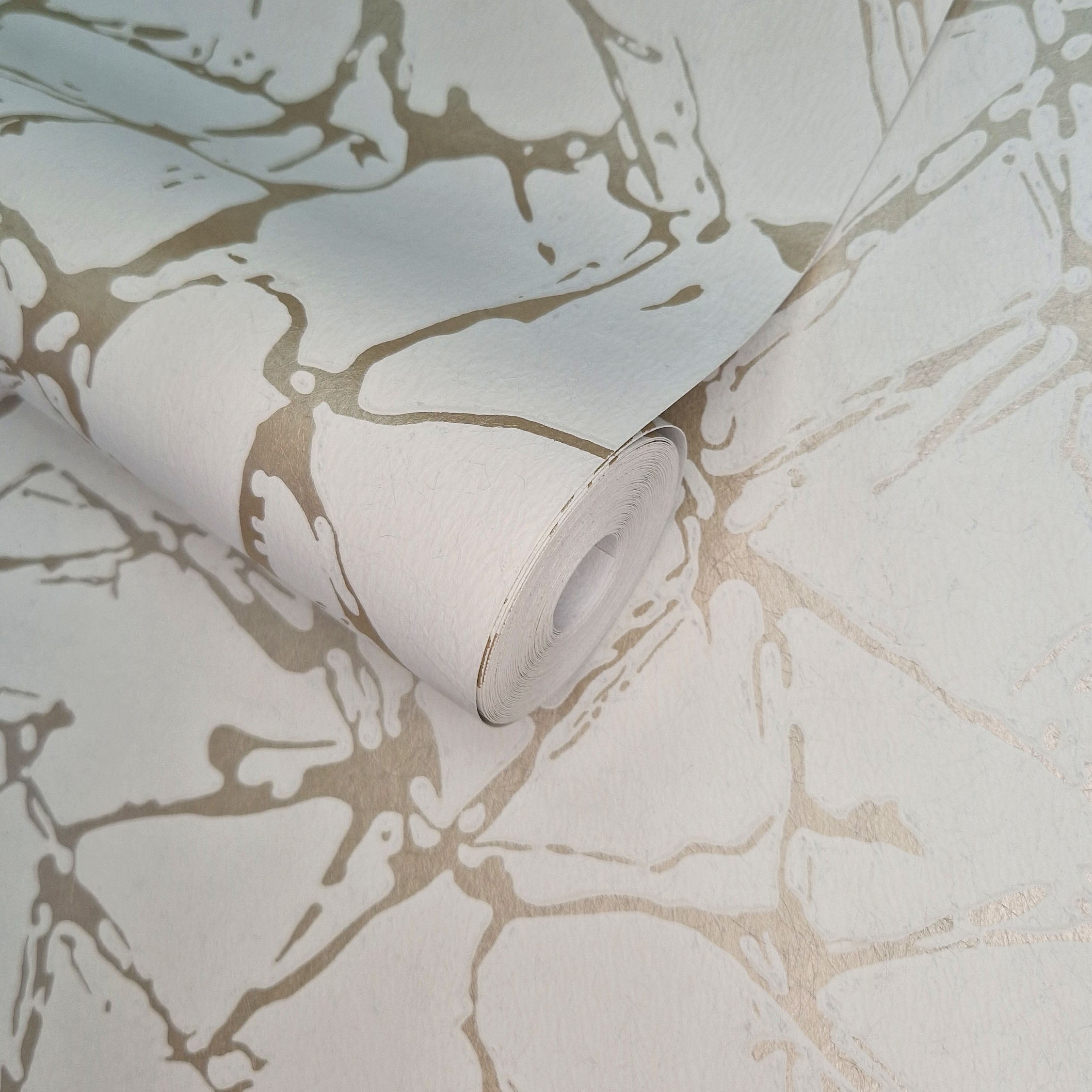 1838 Wallcoverings Glaze Behang 1703-111-06 - Natural Gold