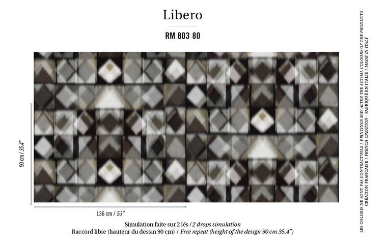 behang ÉLITIS trinidad RM 803 80 libero patroon