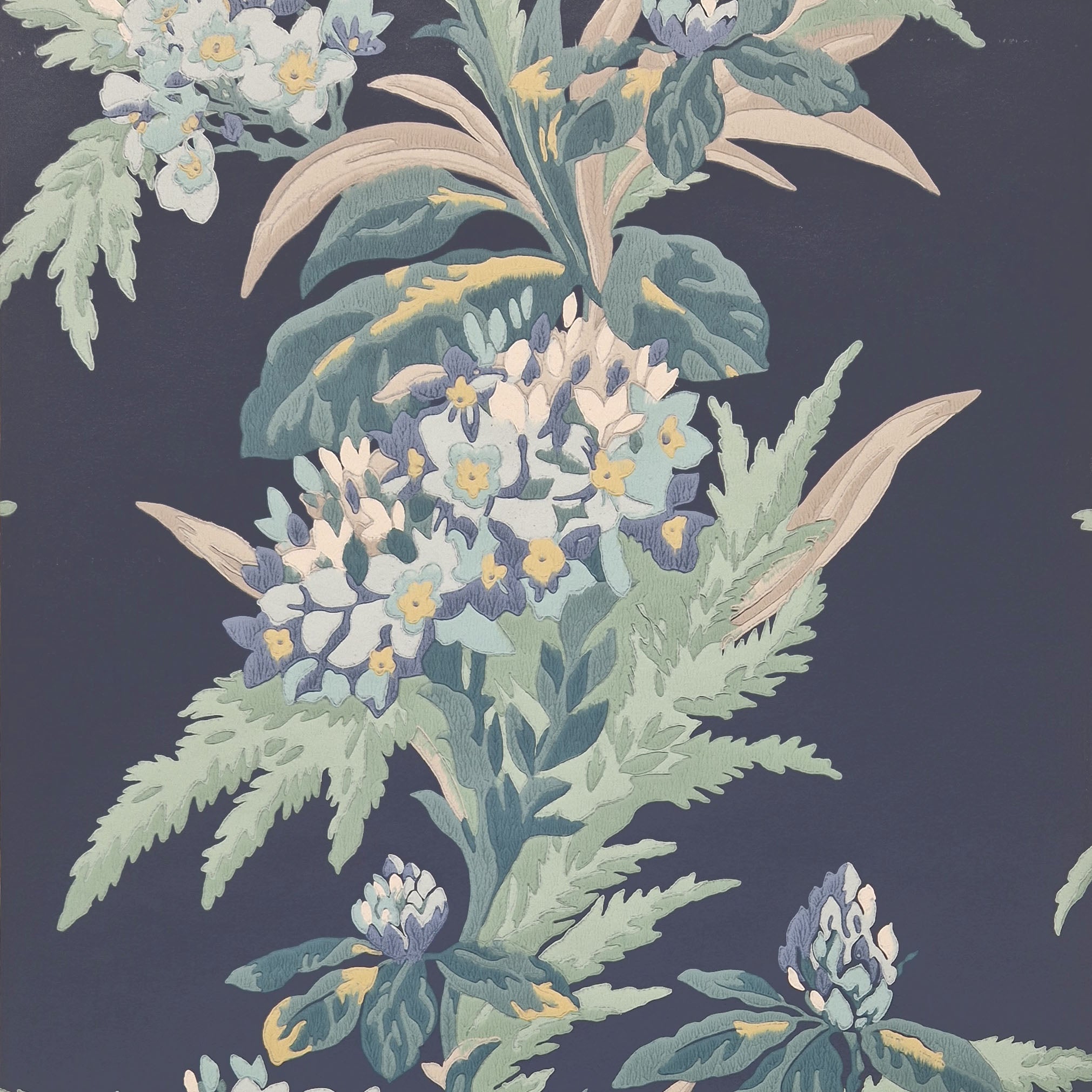1838 Wallcoverings Aurora Lagoon Behang 1804-116-05 - Blue