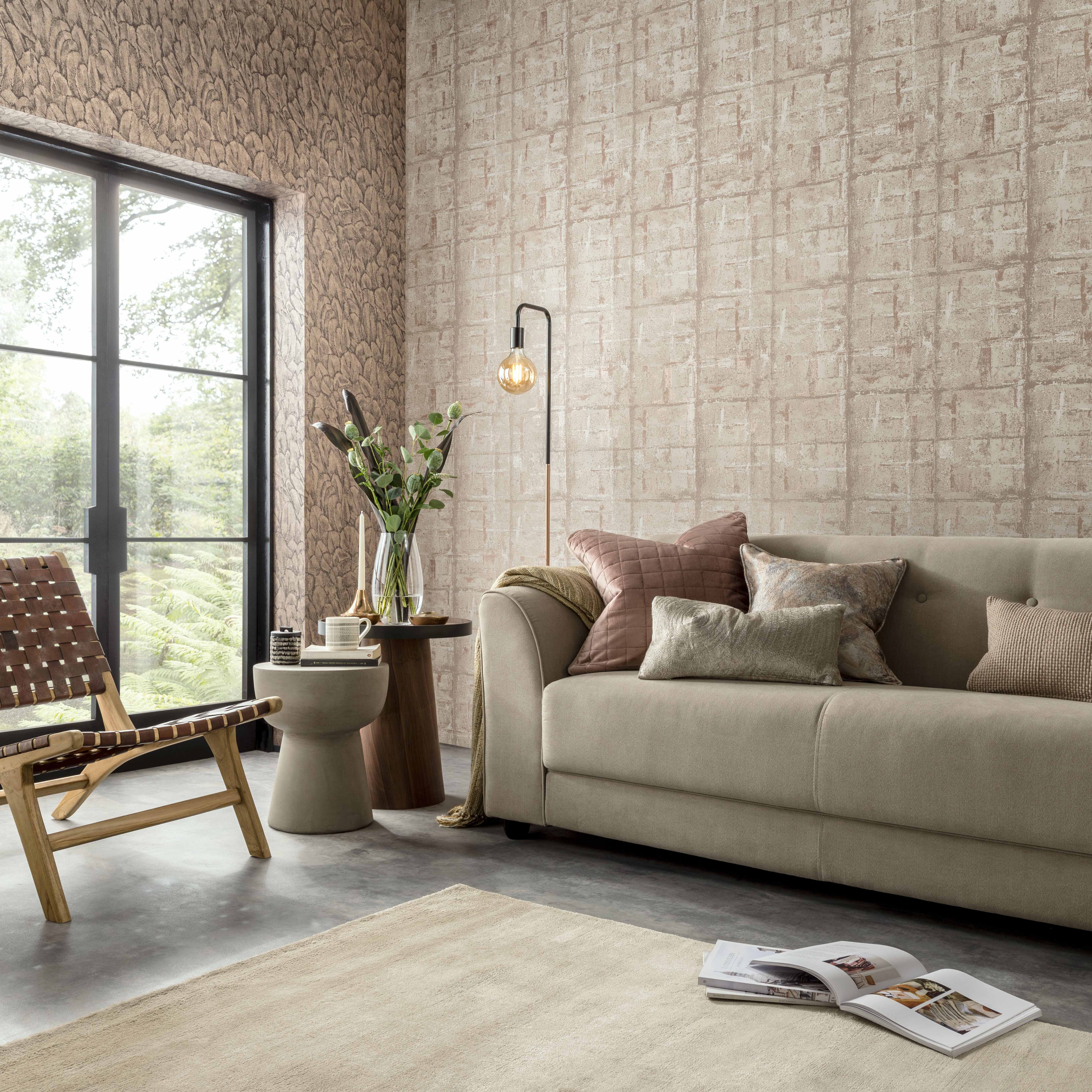 1838 Wallcoverings Tranquil Beach Behang 1804-119-06 - Copper