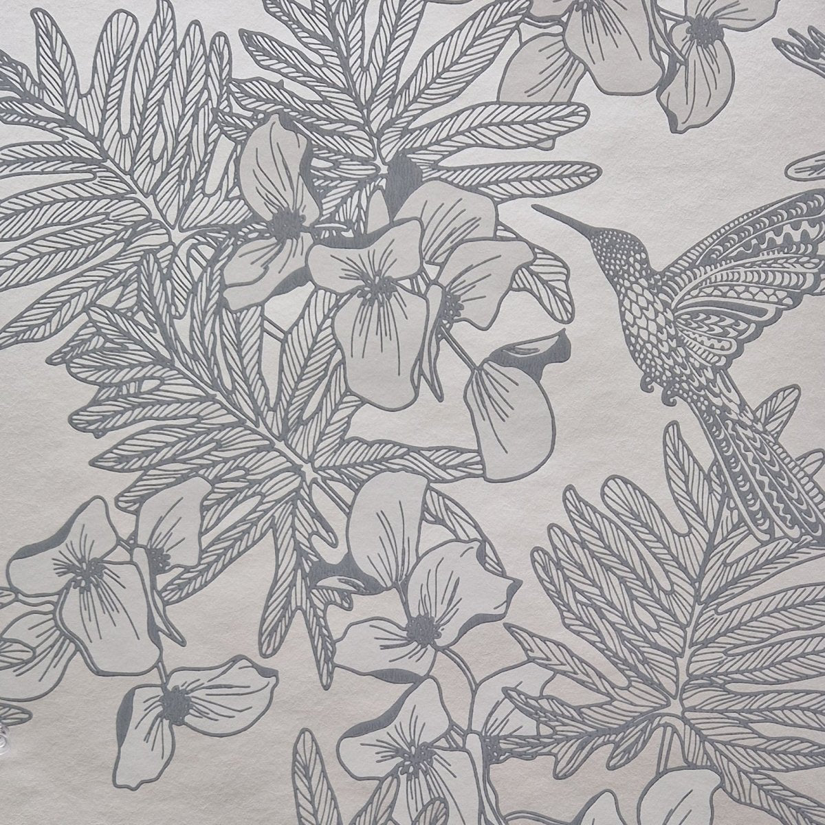 1838 Wallcoverings Aurora Hummingbird Behang 1804-117-05 - LAB COLOUR THE WORLD