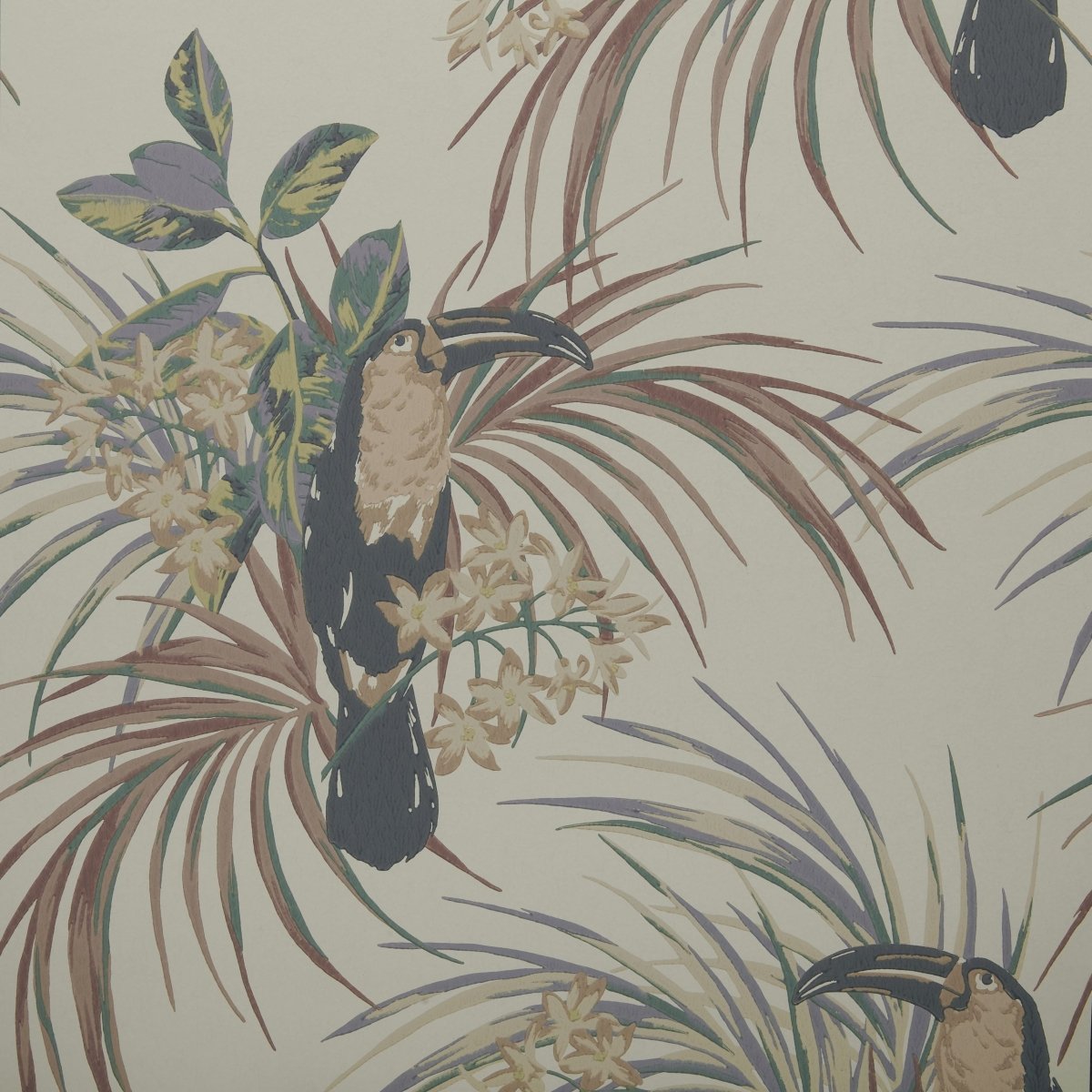 1838 Wallcoverings Elodie Le Toucan Amber Glow Behang 1907-135-04 - LAB COLOUR THE WORLD
