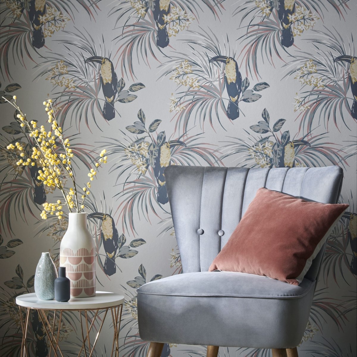 1838 Wallcoverings Elodie Le Toucan Behang 1907-135-06 - LAB COLOUR THE WORLD