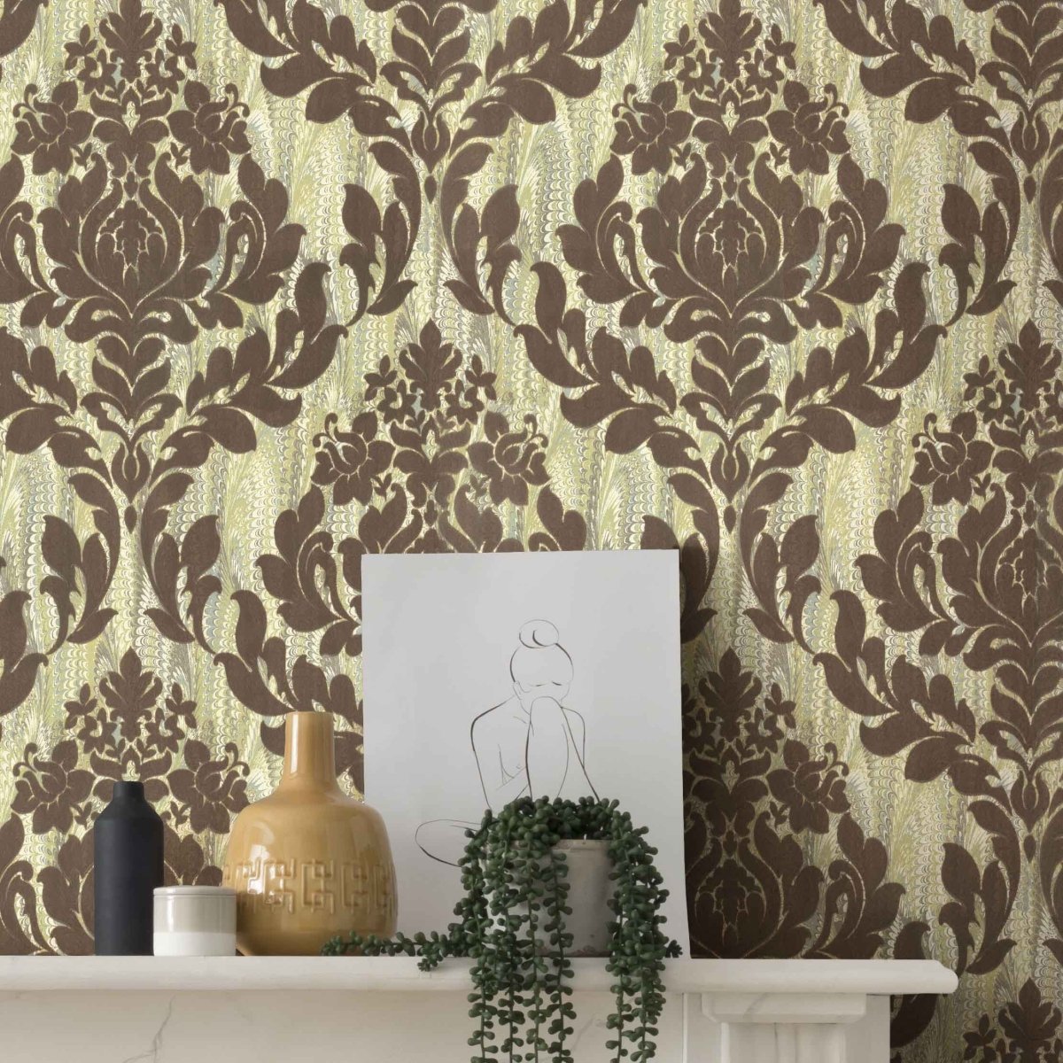 1838 Wallcoverings Faversham Behang 1602-101-05 - LAB COLOUR THE WORLD