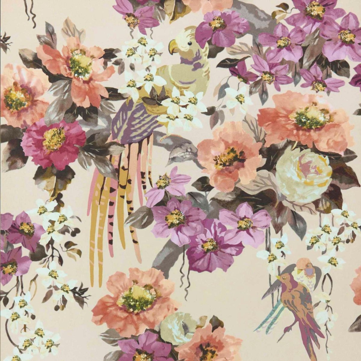 1838 Wallcoverings Floral Serenade Behang 2412-181-01 - LAB COLOUR THE WORLD