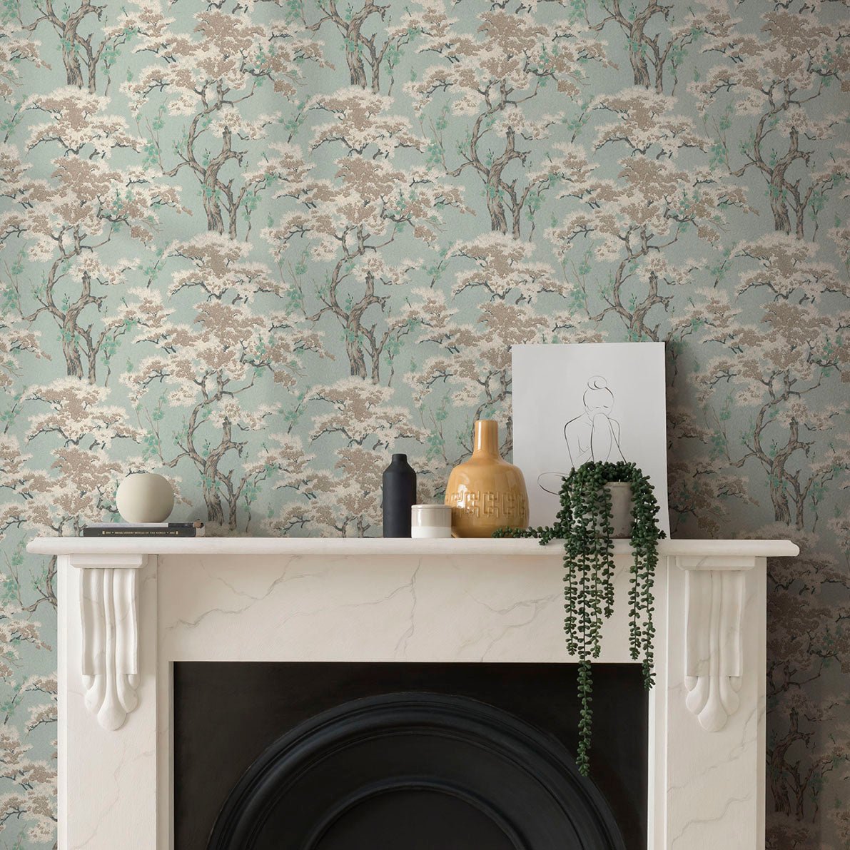 1838 Wallcoverings Harewood Behang 1602-100-02 - LAB COLOUR THE WORLD