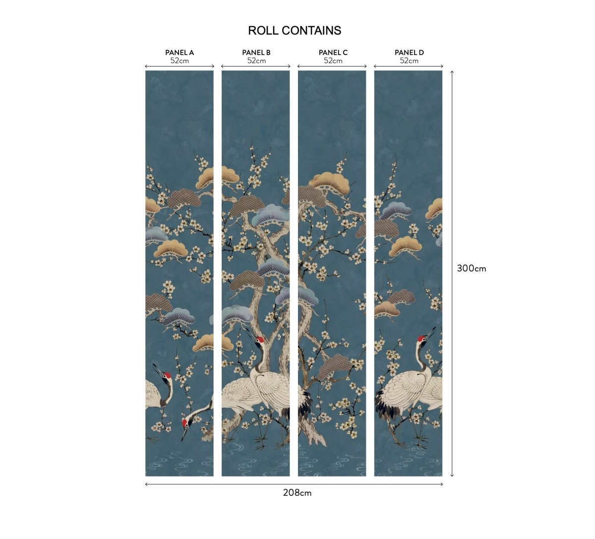 1838 Wallcoverings Kyoto Blossom Behang 2311-174-01 - LAB COLOUR THE WORLD