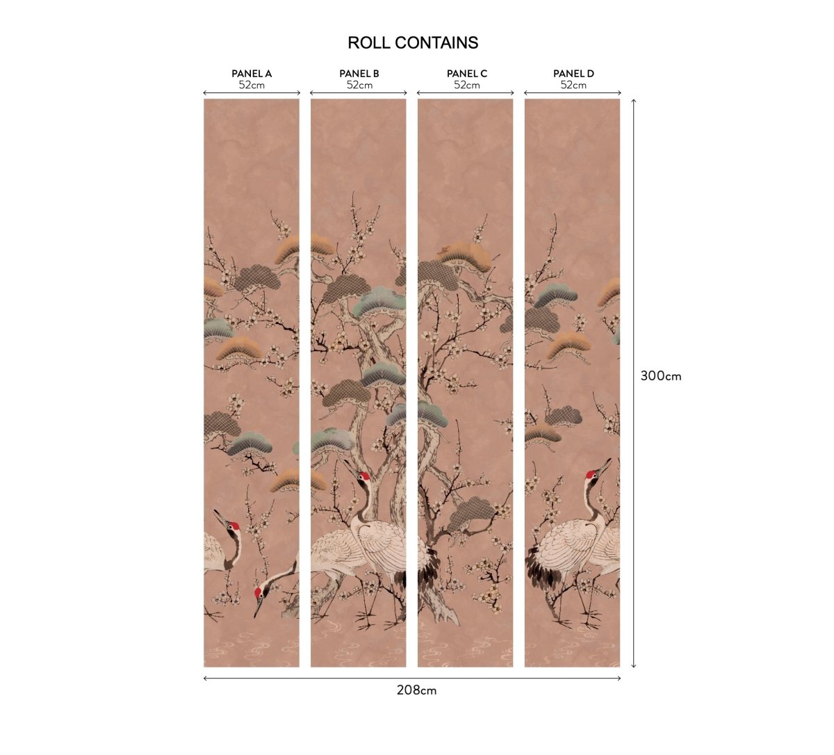 1838 Wallcoverings Kyoto Blossom Behang 2311-174-04 - LAB COLOUR THE WORLD