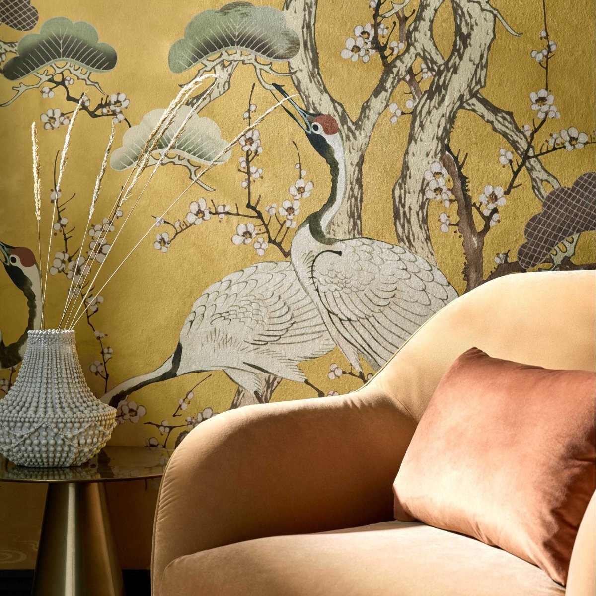 1838 Wallcoverings V&A Decorative Papers Kyoto Blossom Behang 2311-174-02 - LAB COLOUR THE WORLD