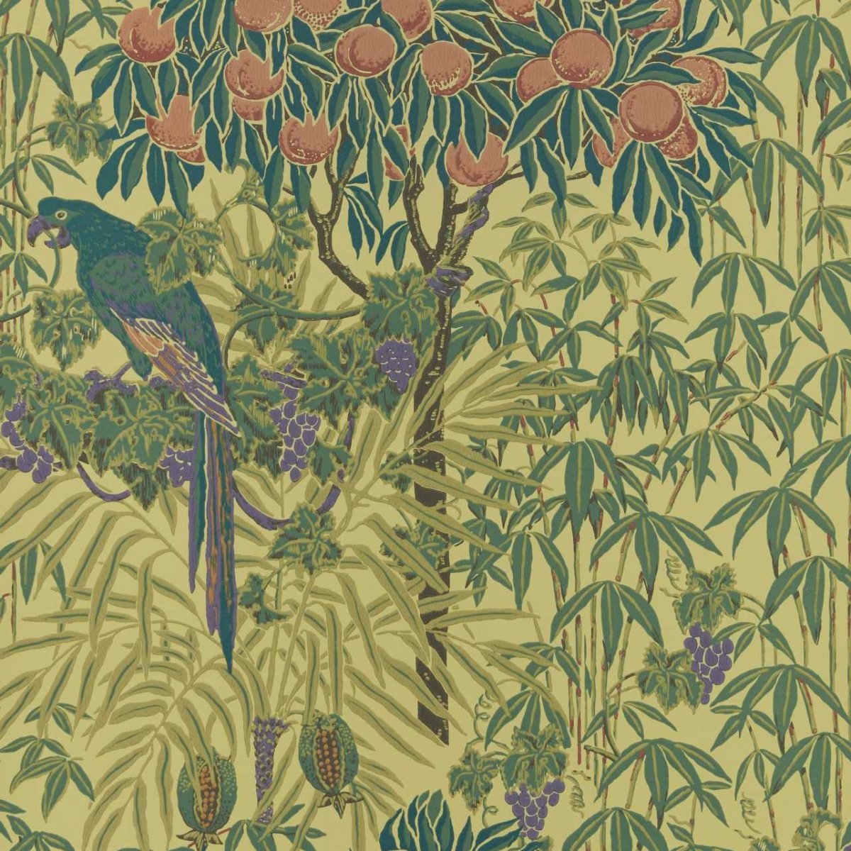 1838 Wallcoverings V&A Decorative Papers Macaw Behang 2311-167-03 - LAB COLOUR THE WORLD