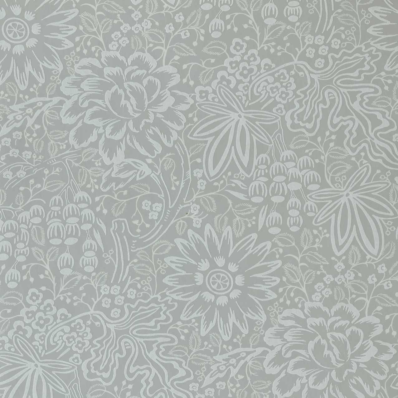 1838 Wallcoverings Peony Garden Behang 2513-188-03 - Pewter Grey