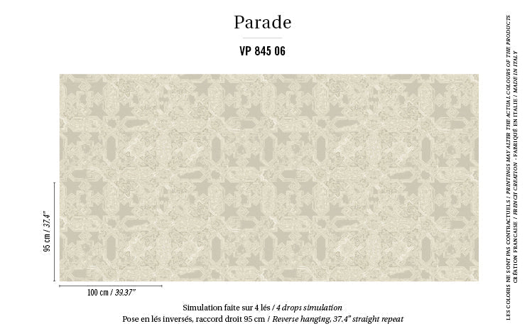 ÉLITIS behang moko parade patroon vp 845_06