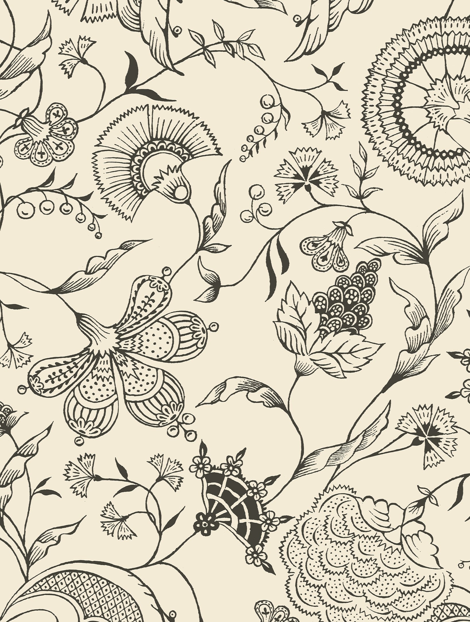 Antoinette Poisson Jaipur Behang Rouleau 57C