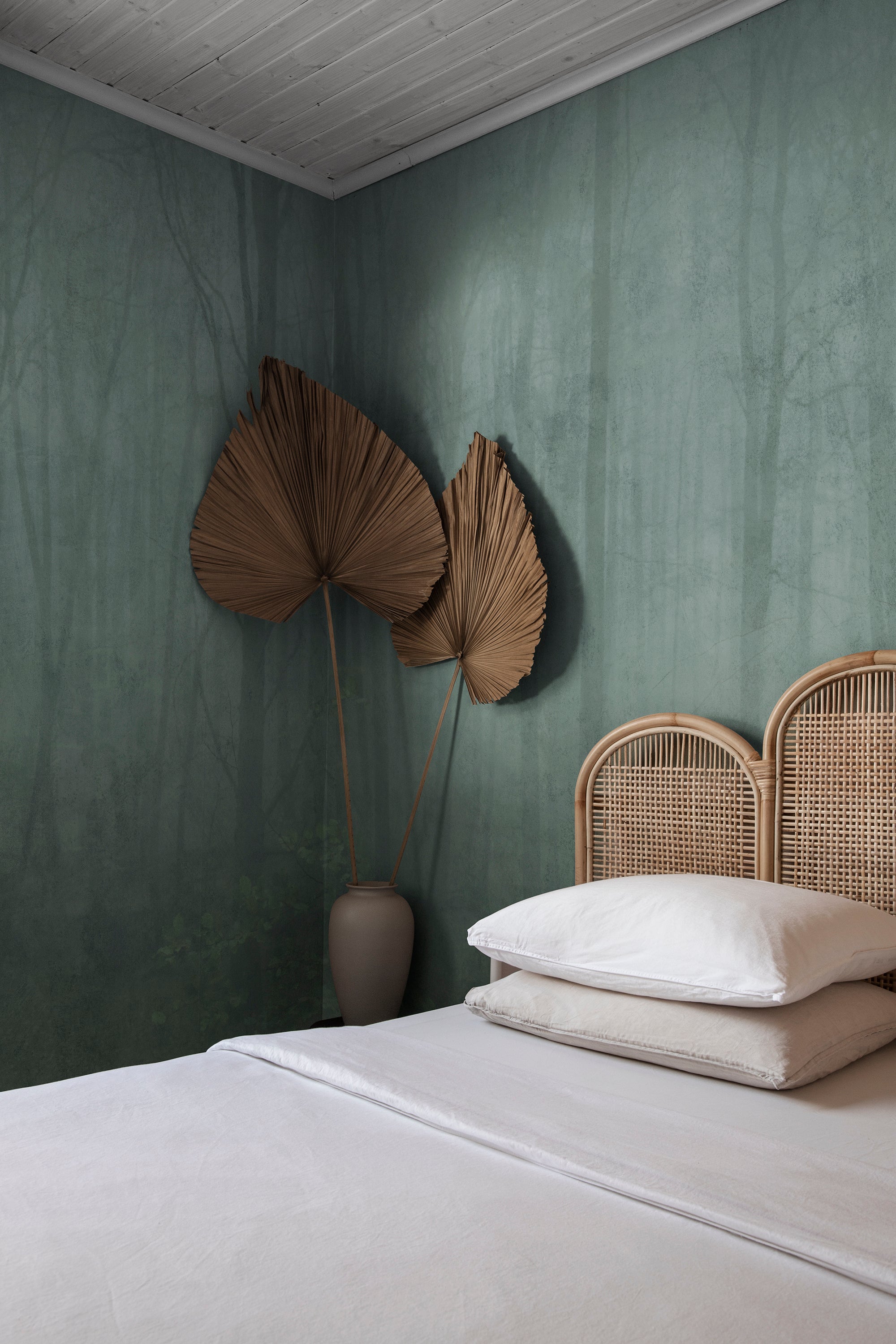 Sandberg Skog Behang 622-08 - Forest Green