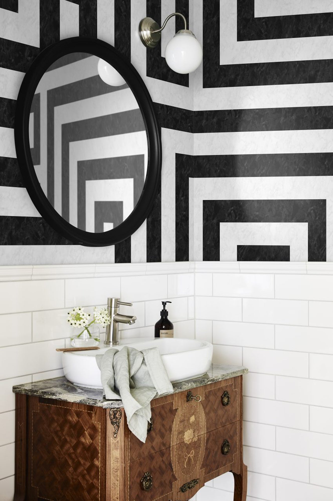 Sandberg Osterbro Behang 633-08 - Black