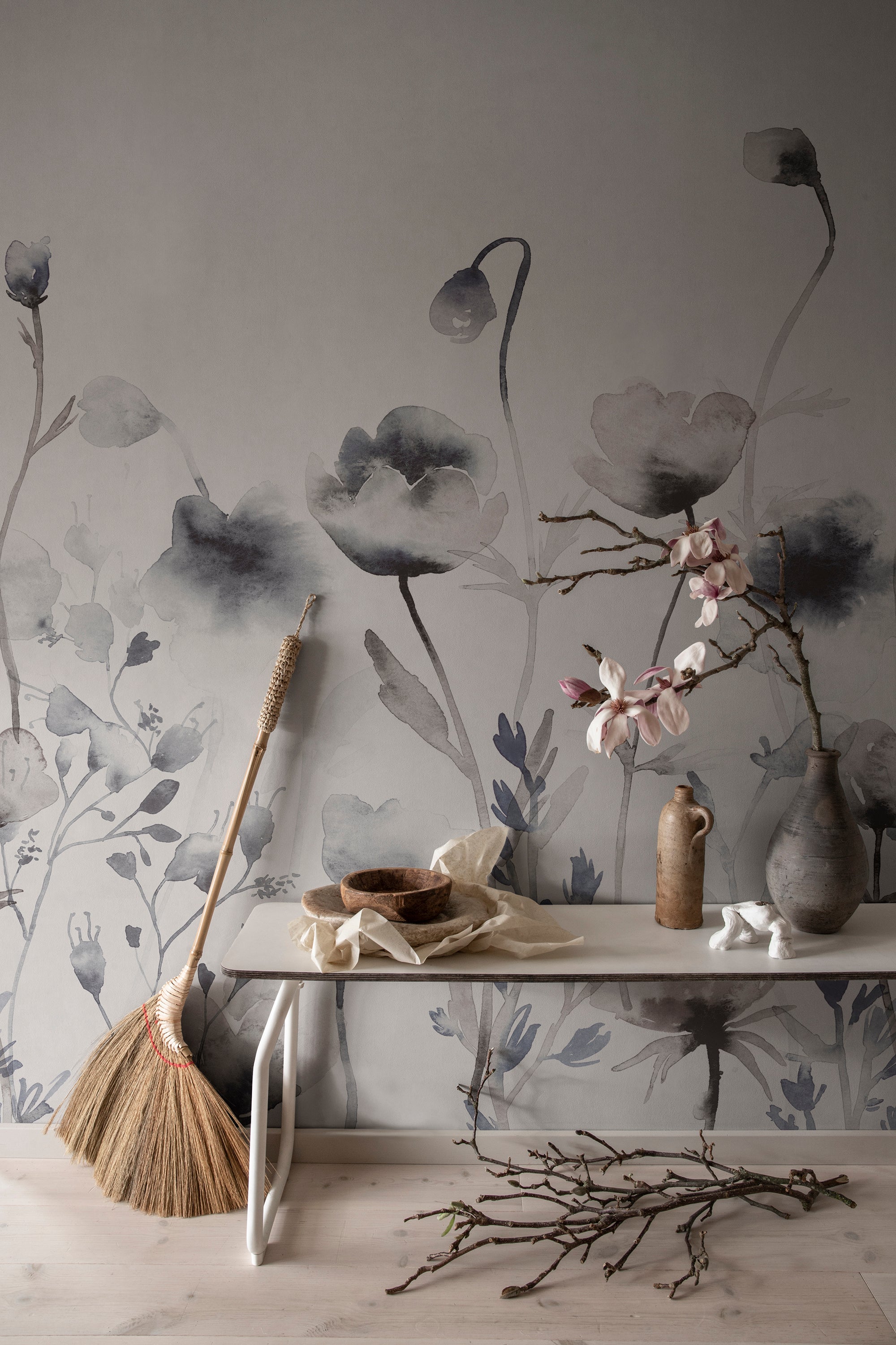 Sandberg Morangen Behang 643-04 - Indigo Blue