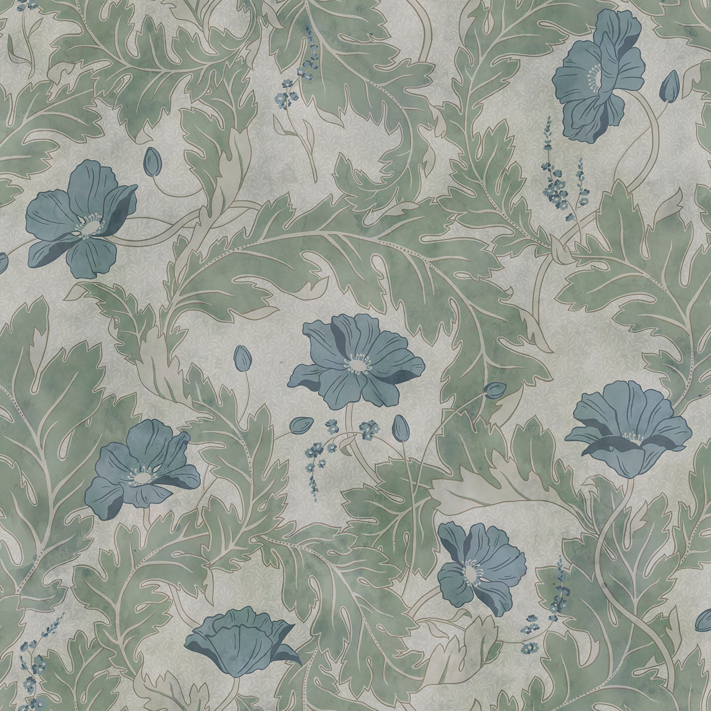 Sandberg Poppy Behang 660-38 - Garden Green