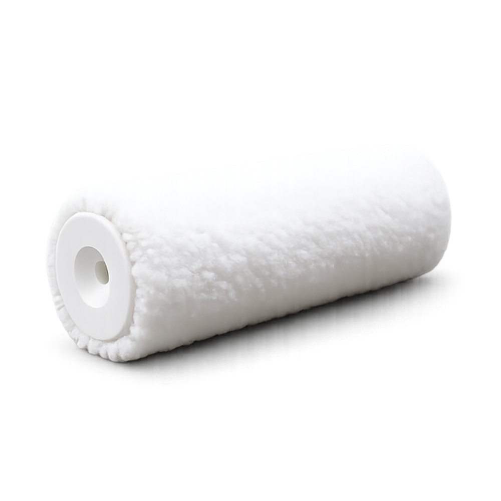 Wall paint roller medium coat green