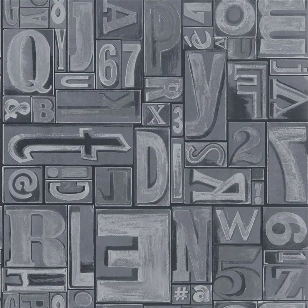 Ralph Lauren Copeley Letterpress Behang PRL5007/04