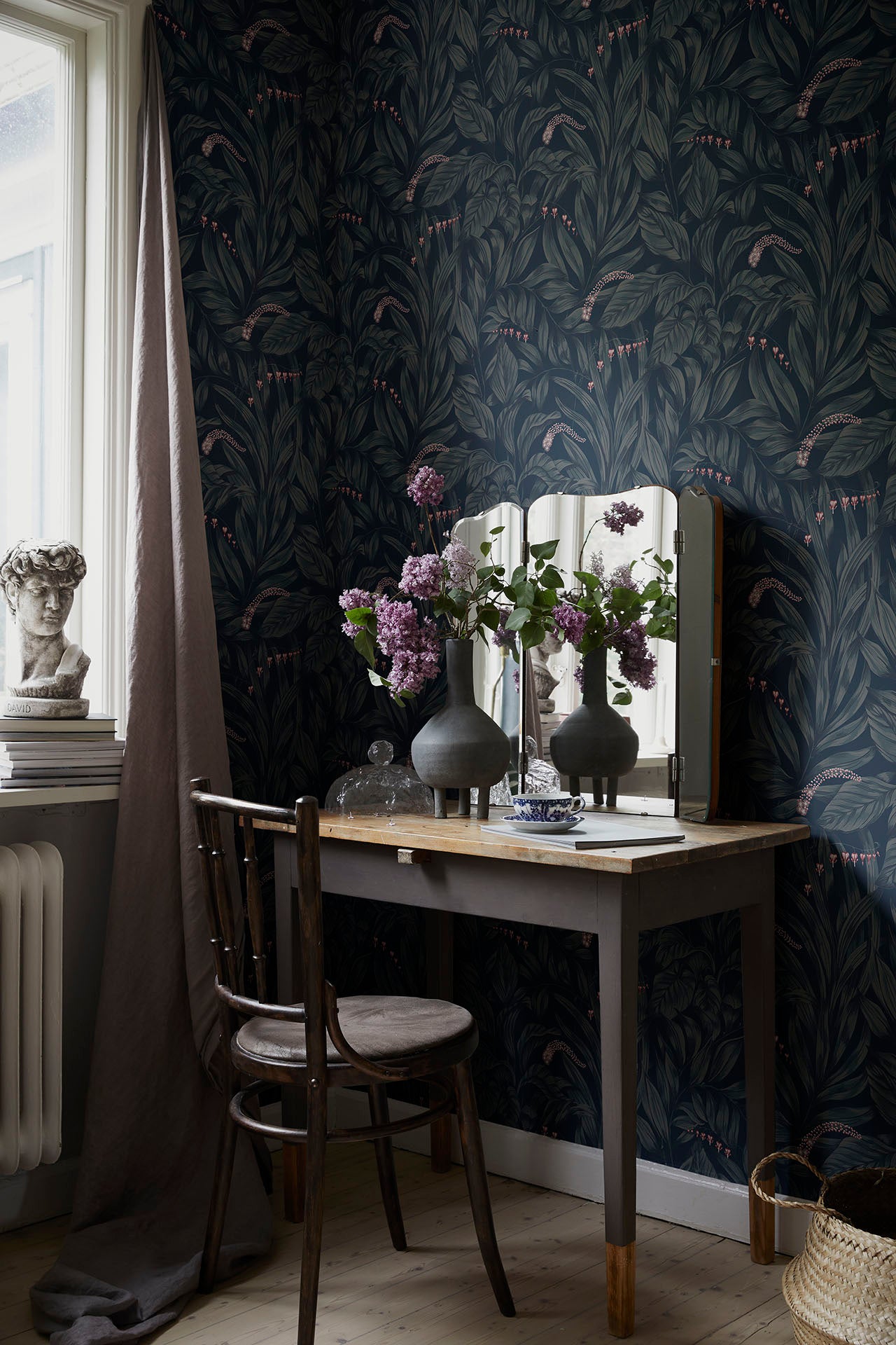 Sandberg Elin Behang 837-96 - Midnight Blue