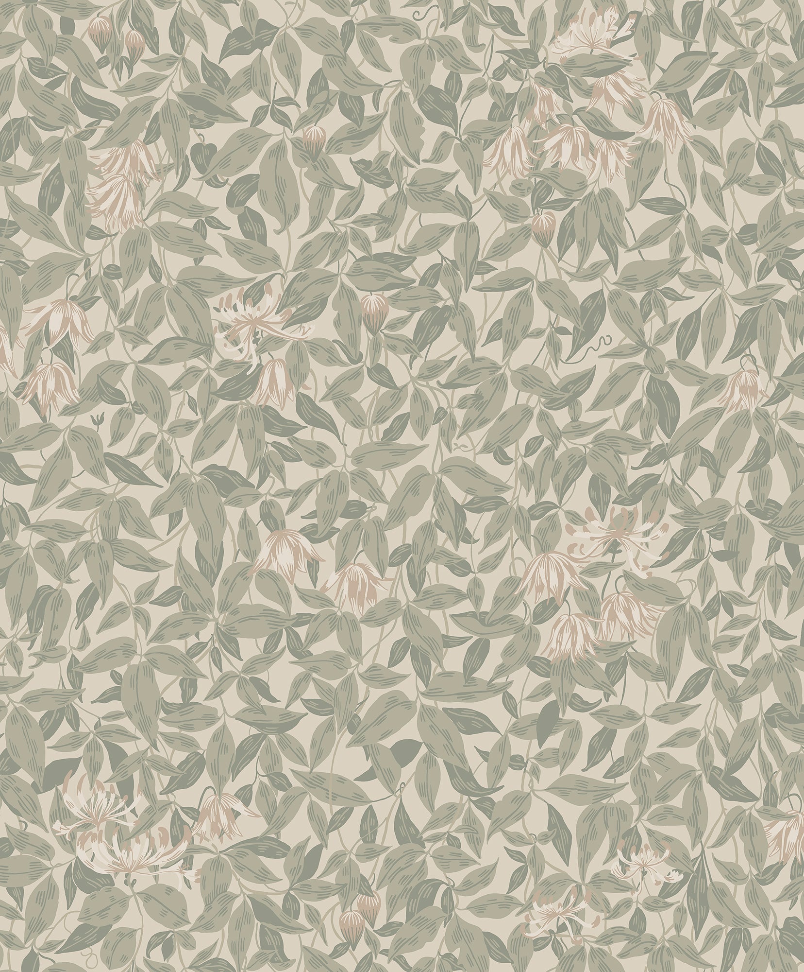 Sandberg Linnea Behang 838-38 - Garden Green