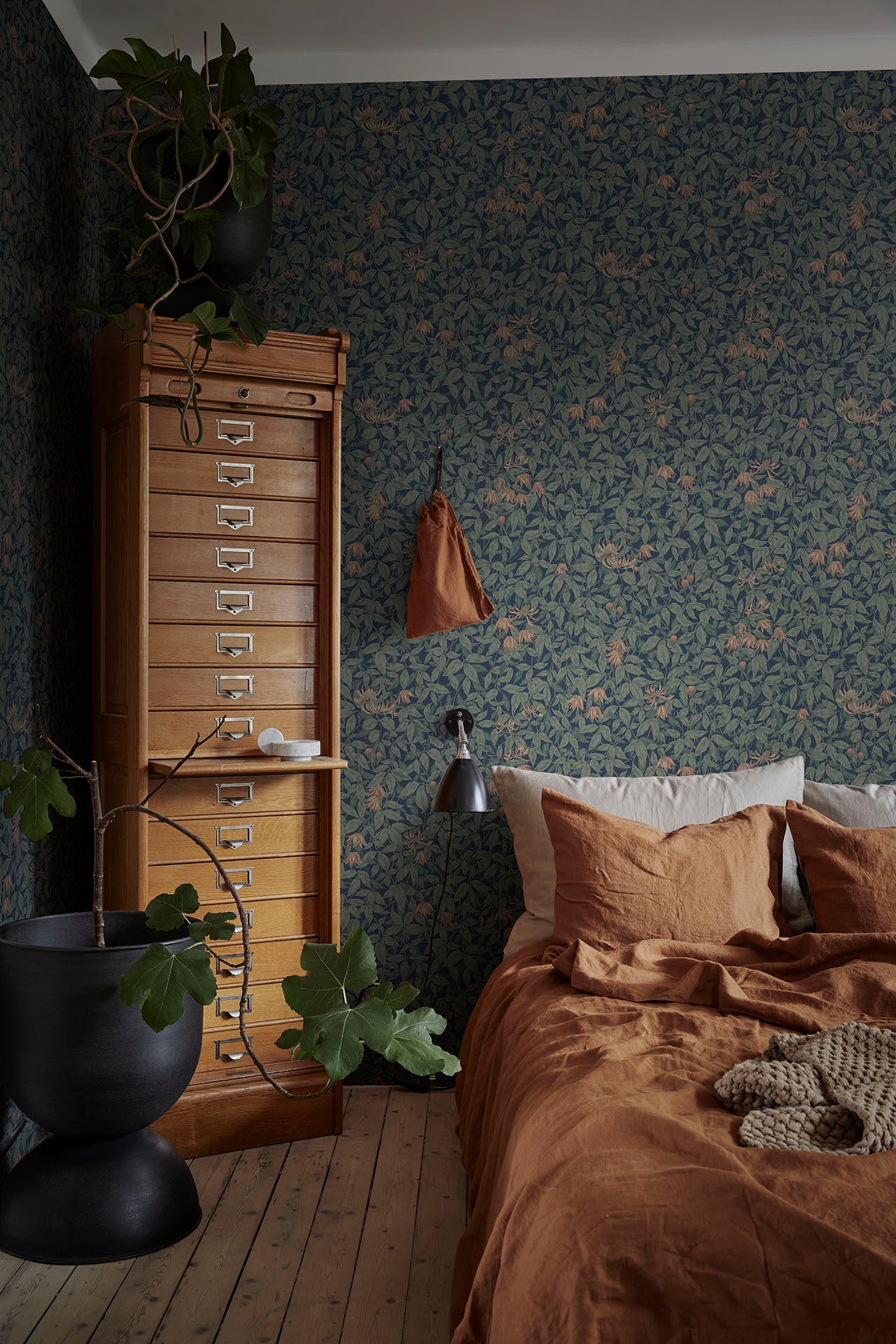 Sandberg Linnea Behang 838-76 - Midnight Blue