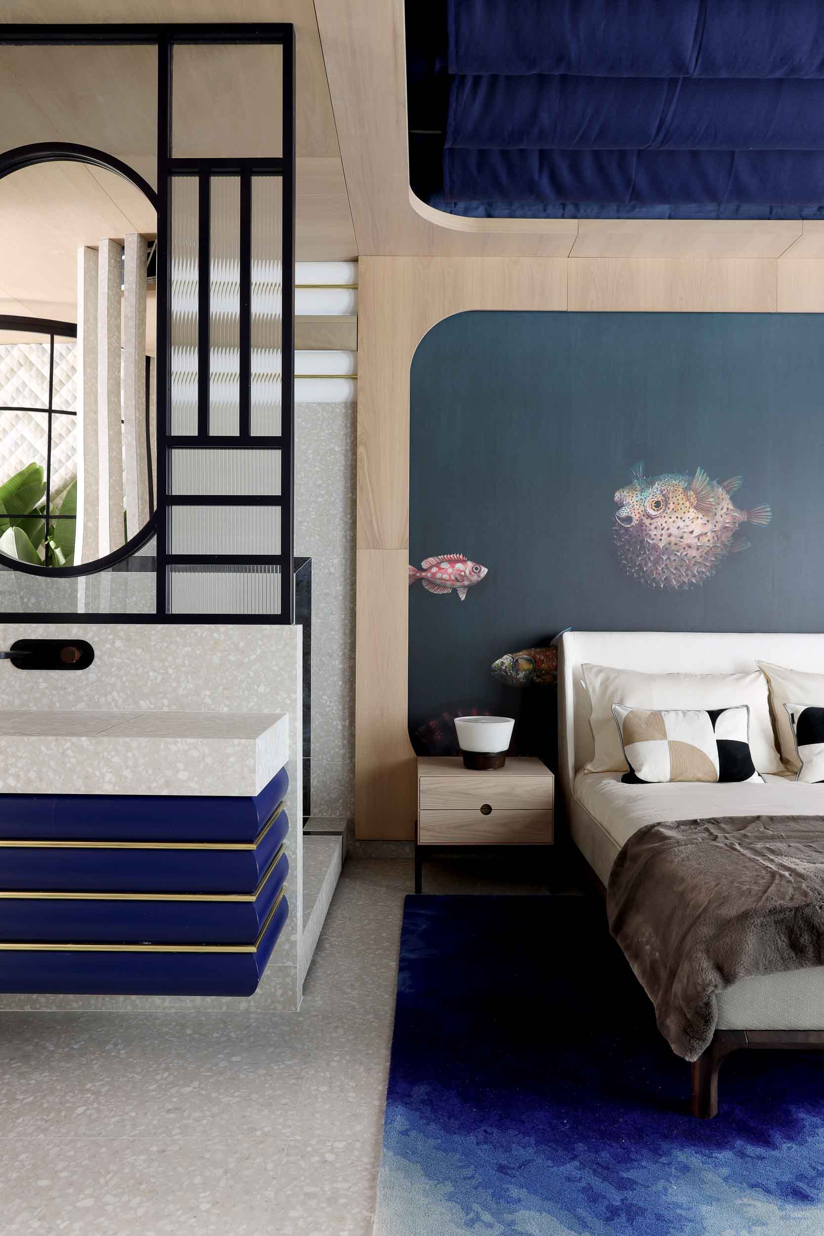 Coordonné Naturae Deep Ocean behang 9500501 sfeer afbeelding 4