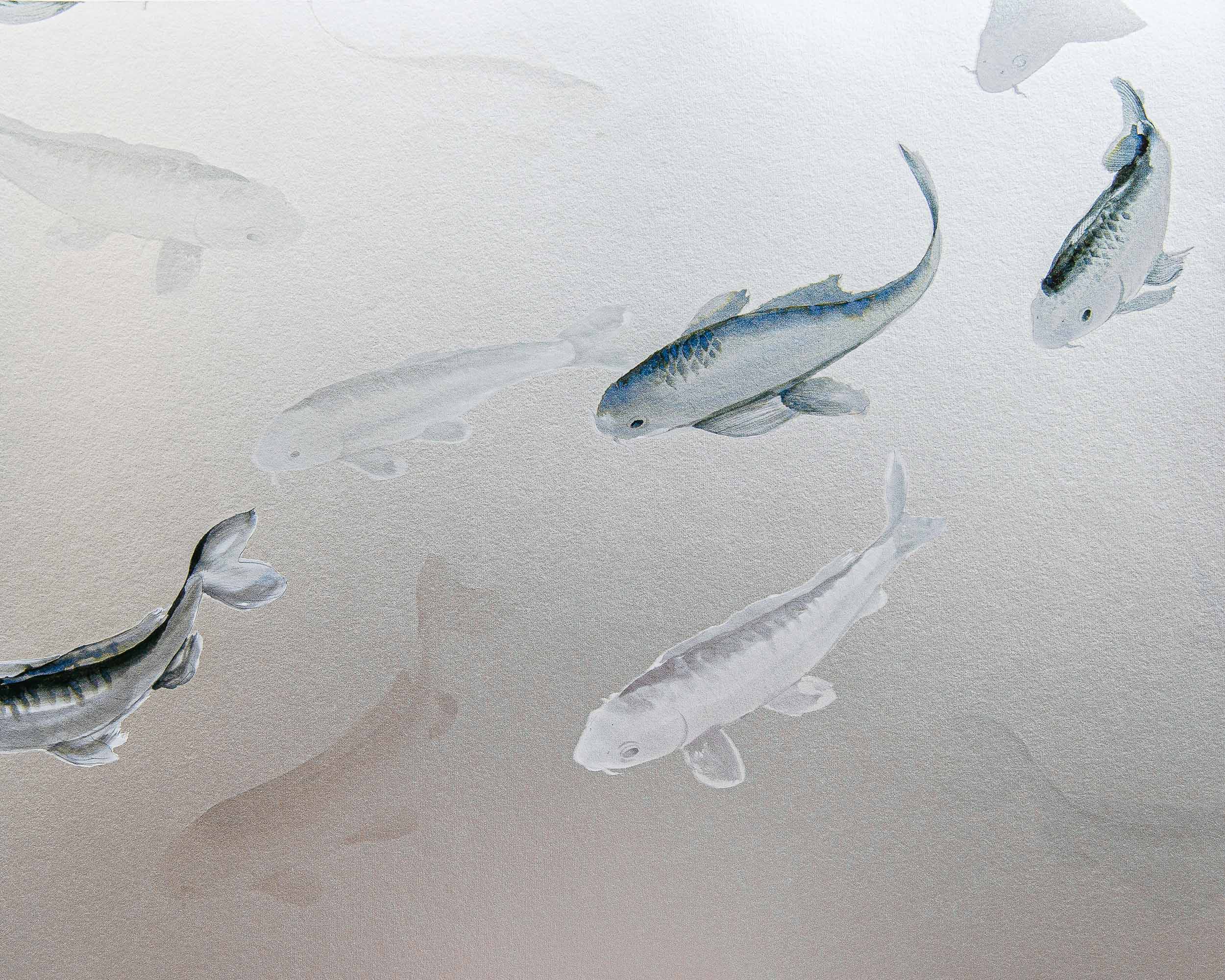 Coordonné Random Metallics Koi behang 9600061S sfeer afbeelding 2