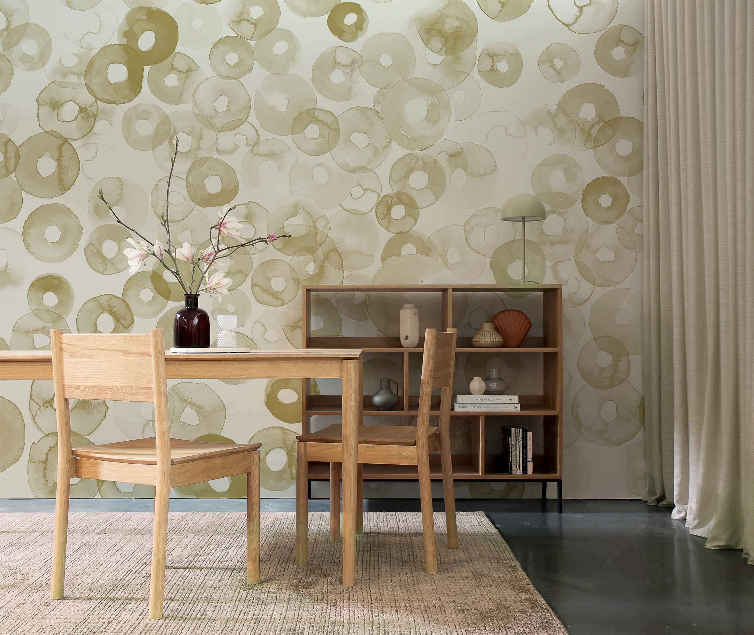 Coordonné Geo Cellular Patterns behang A00152 sfeer afbeelding 2