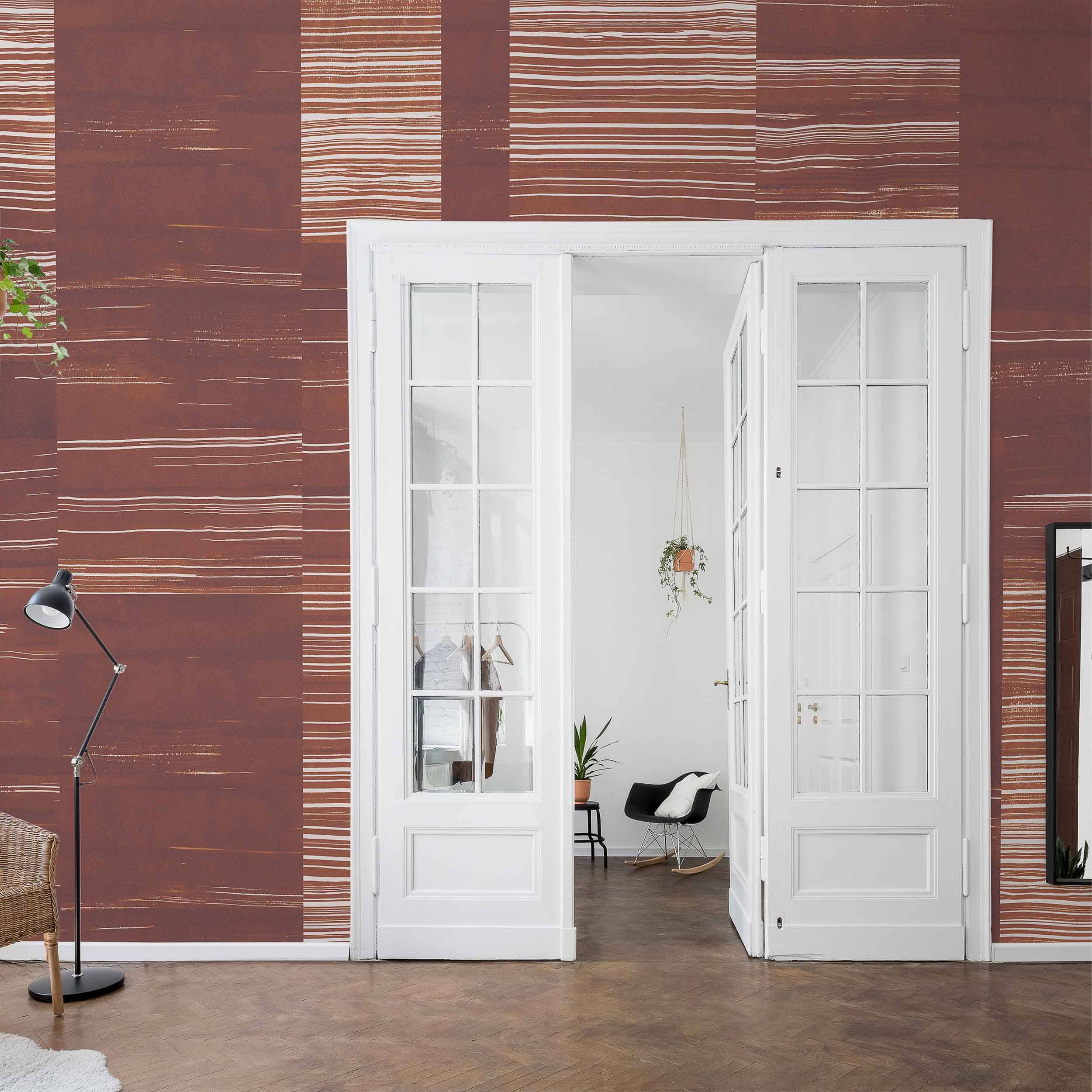 Coordonné Geo Earth Layers behang A00160 sfeer afbeelding 1