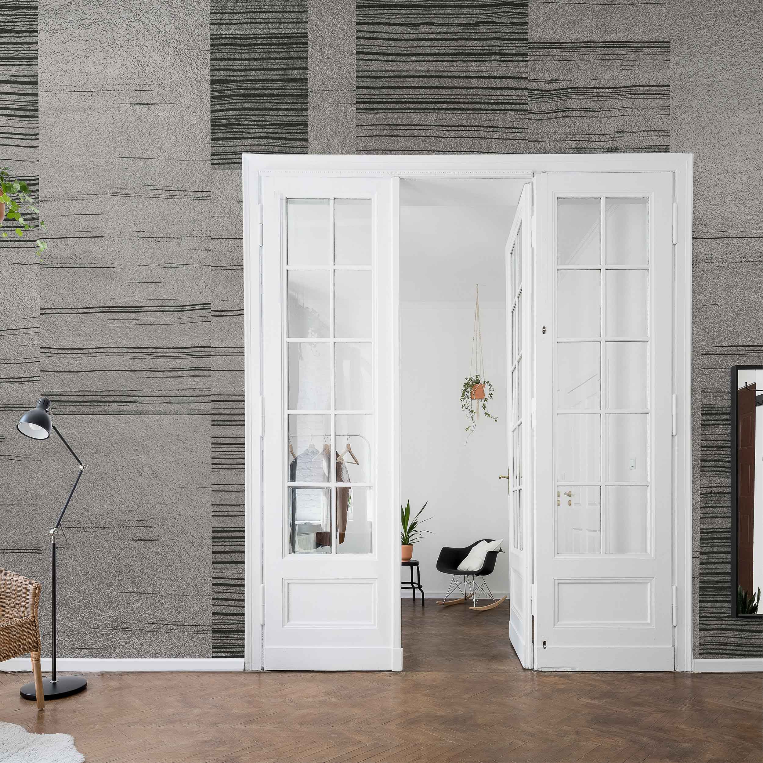 Coordonné Geo Earth Layers Metallics behang A00161 sfeer afbeelding 1